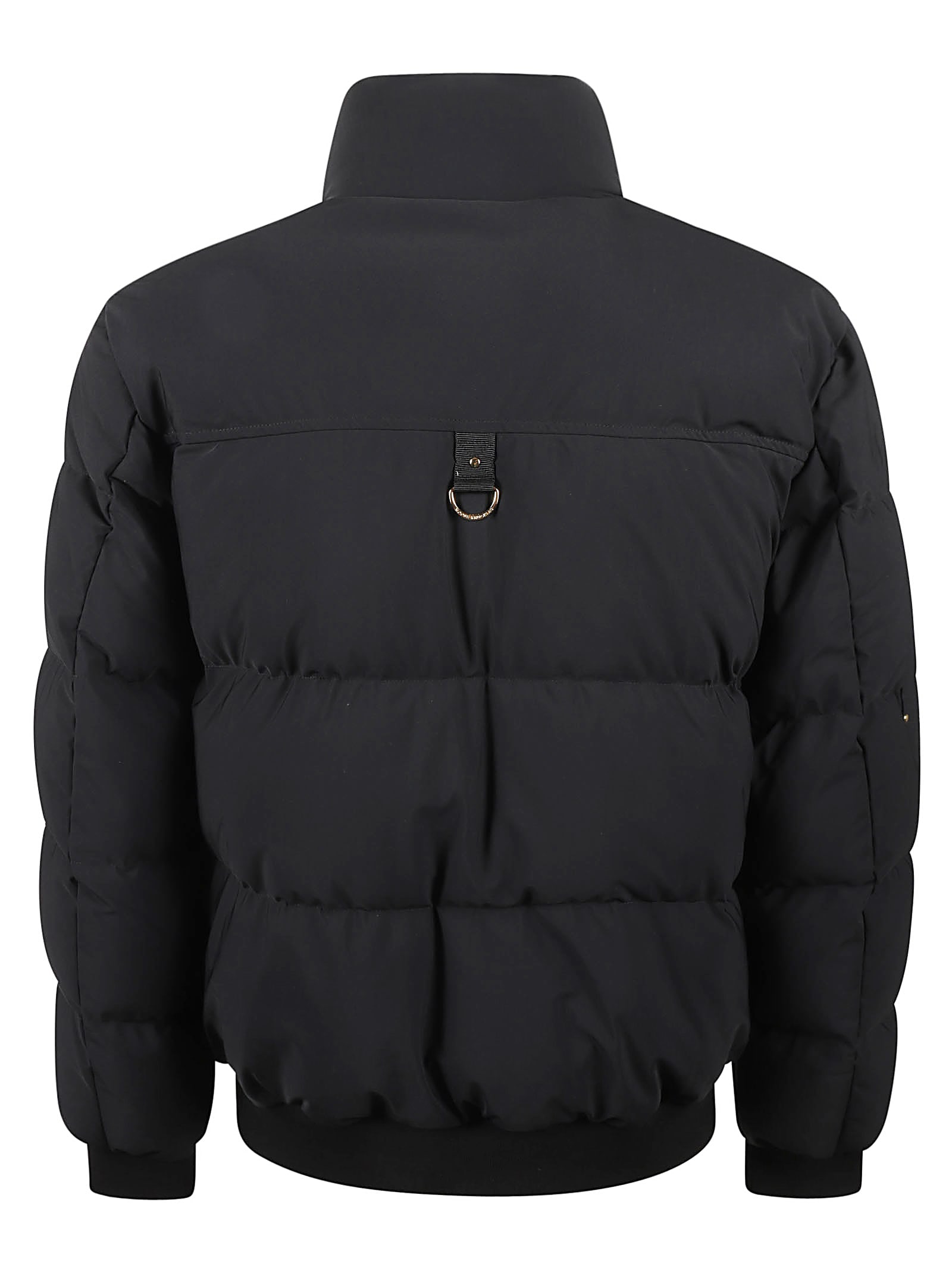 Shop Moose Knuckles Buttoned Padded Jacket In Black