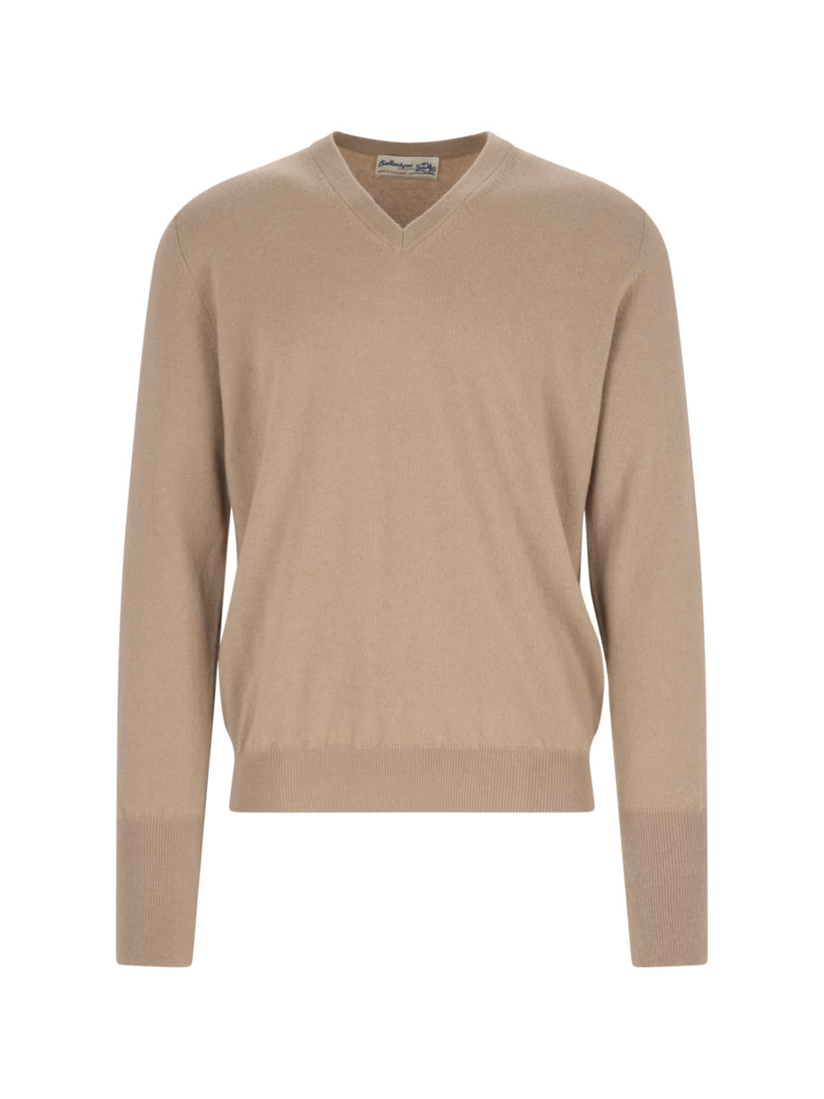 Shop Ballantyne V-neck Sweater In Brown