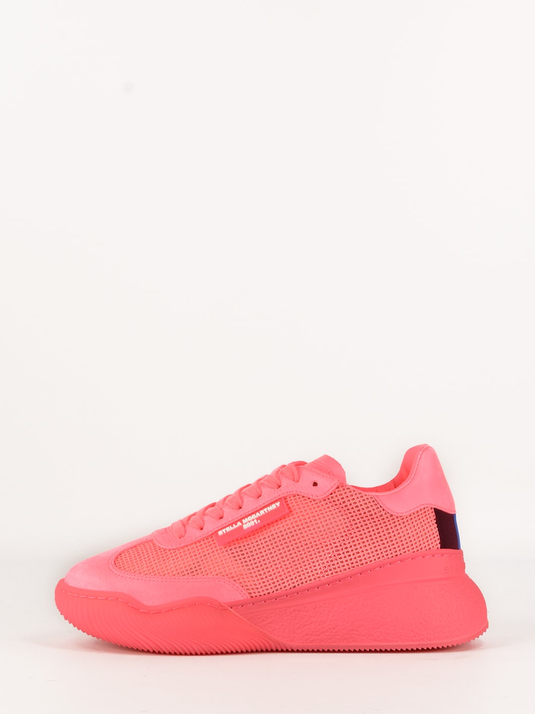 Buy Stella McCartney Bright Pink Loop Sneakers online, shop Stella McCartney shoes with free shipping