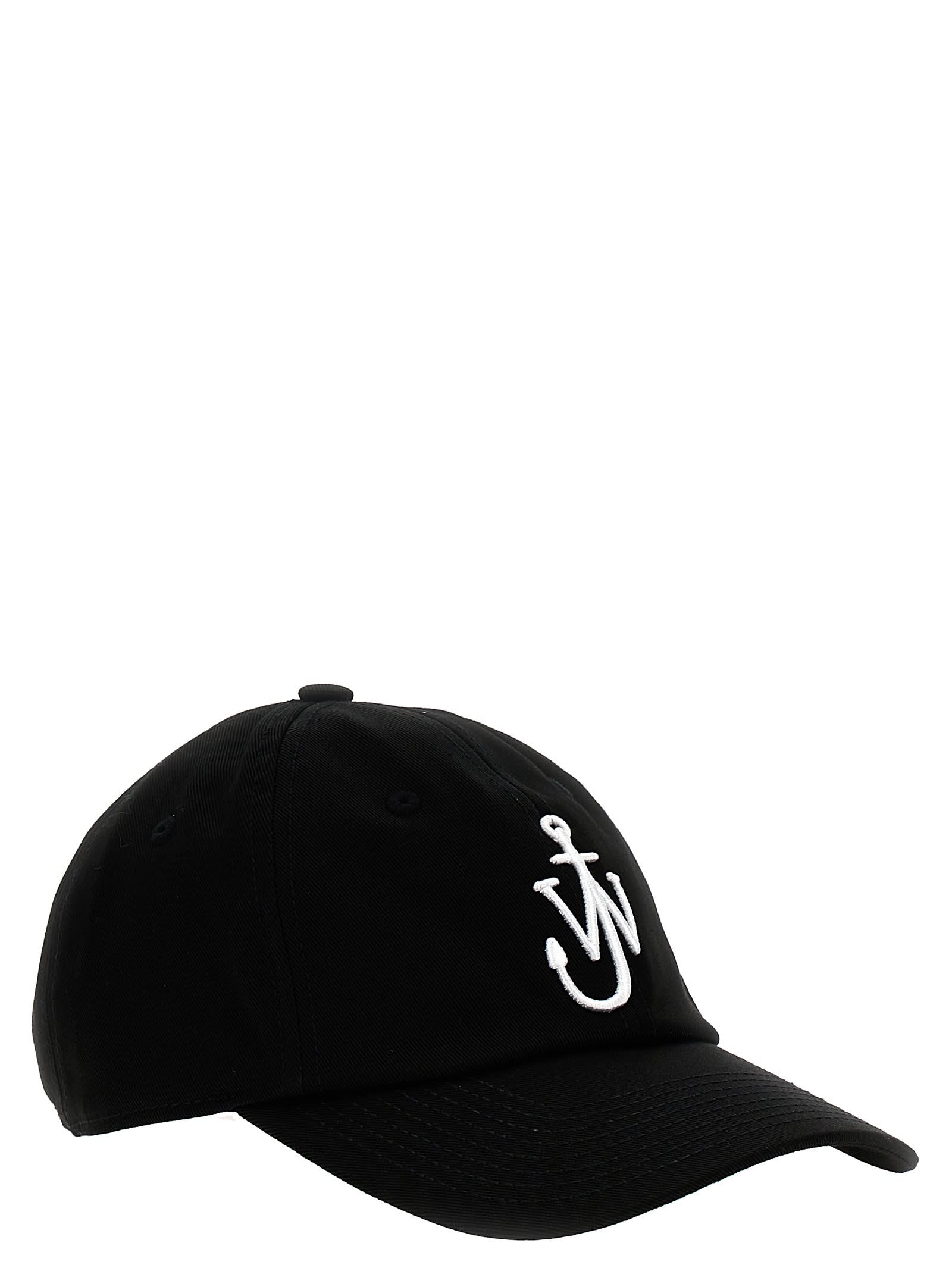 Shop Jw Anderson Logo Cap In Black