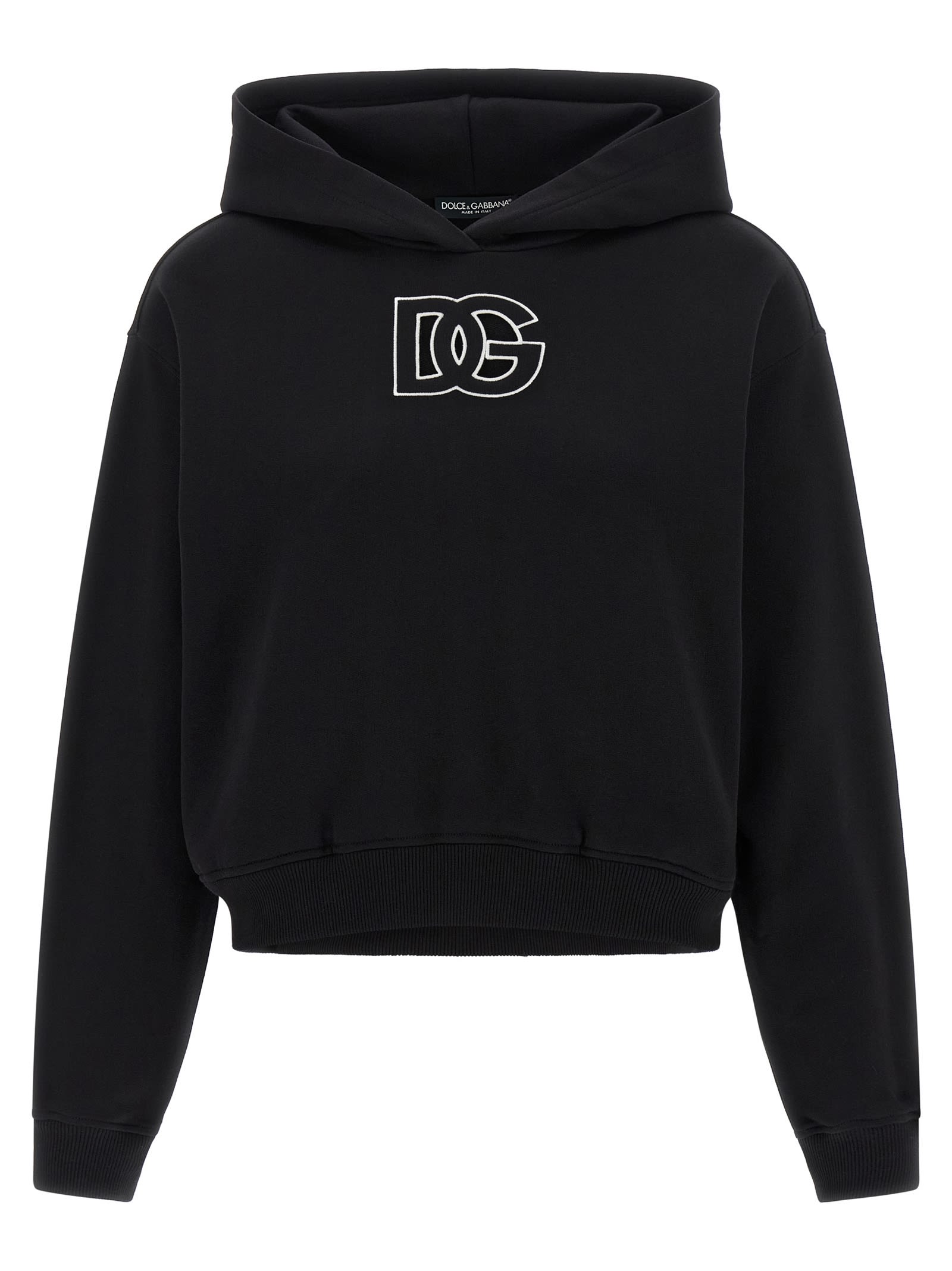 Dolce & Gabbana Cotton Sweatshirt With Dg Embroidery