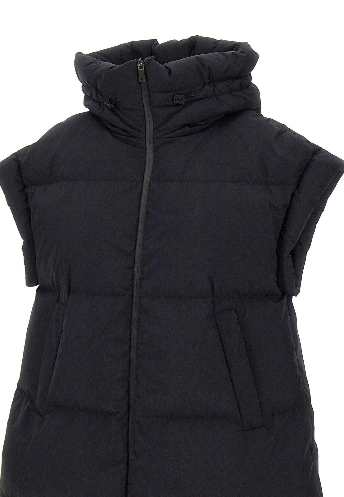 Straight Hem Quilted Gilet