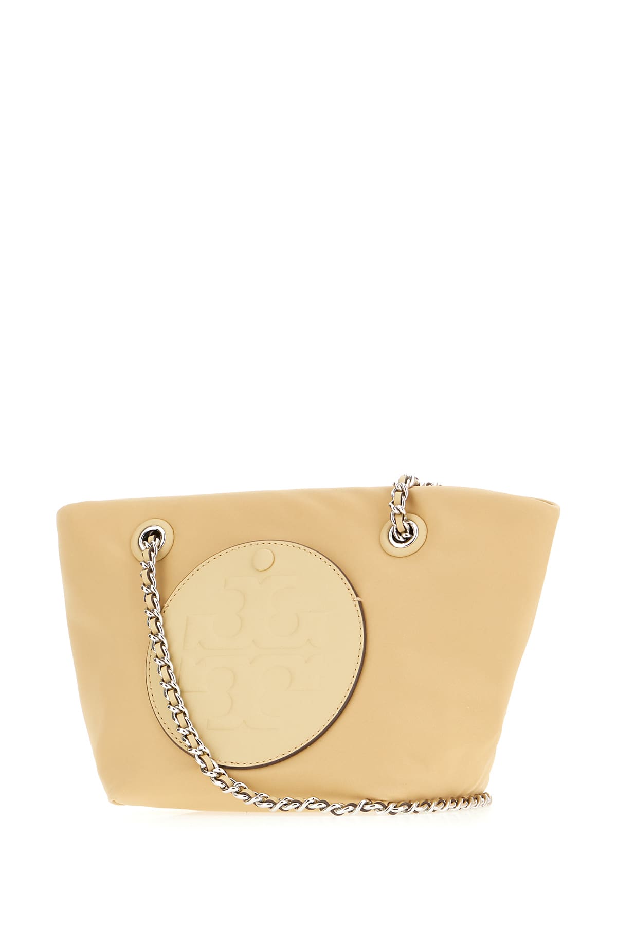 Tory Burch Beige Nylon Shopping Bag In Neutral