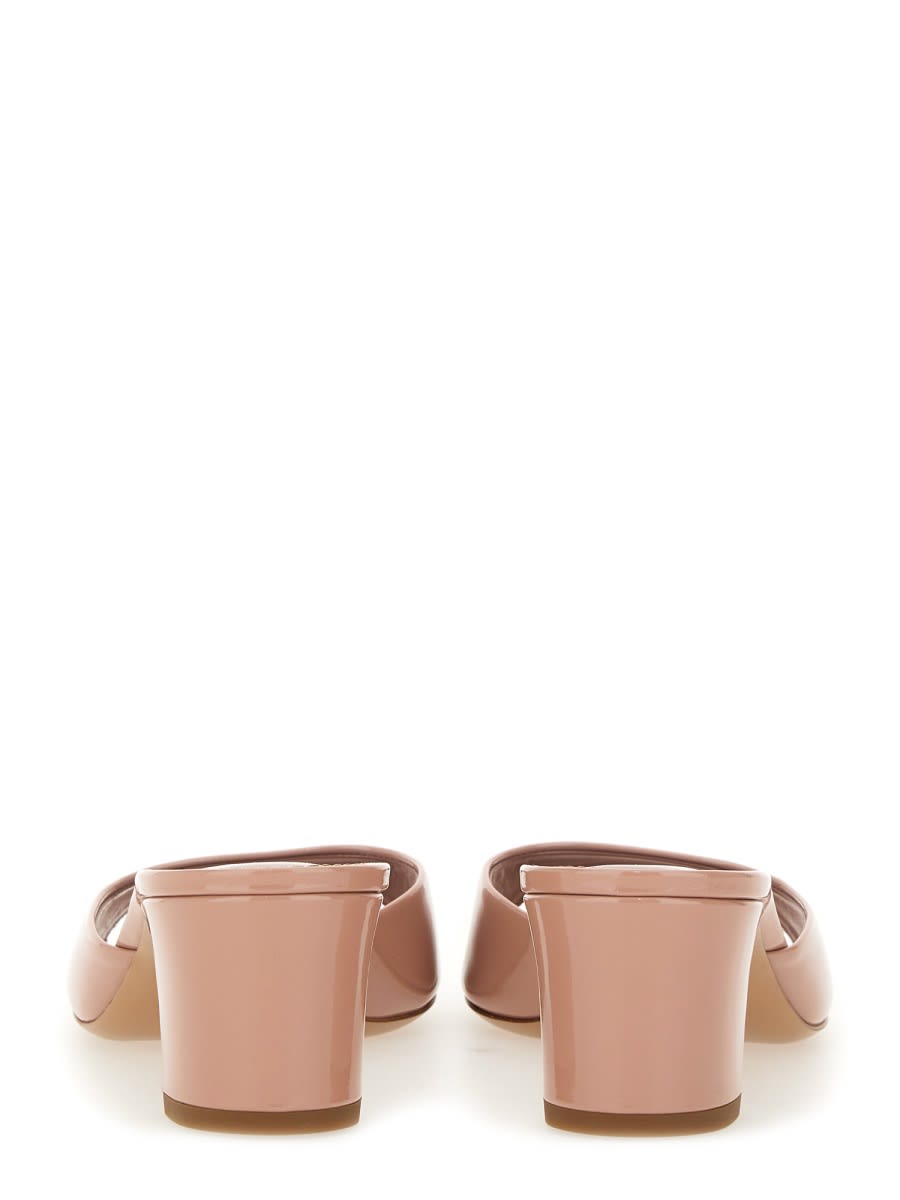 Paris Texas Lara Leather Mule In Pink