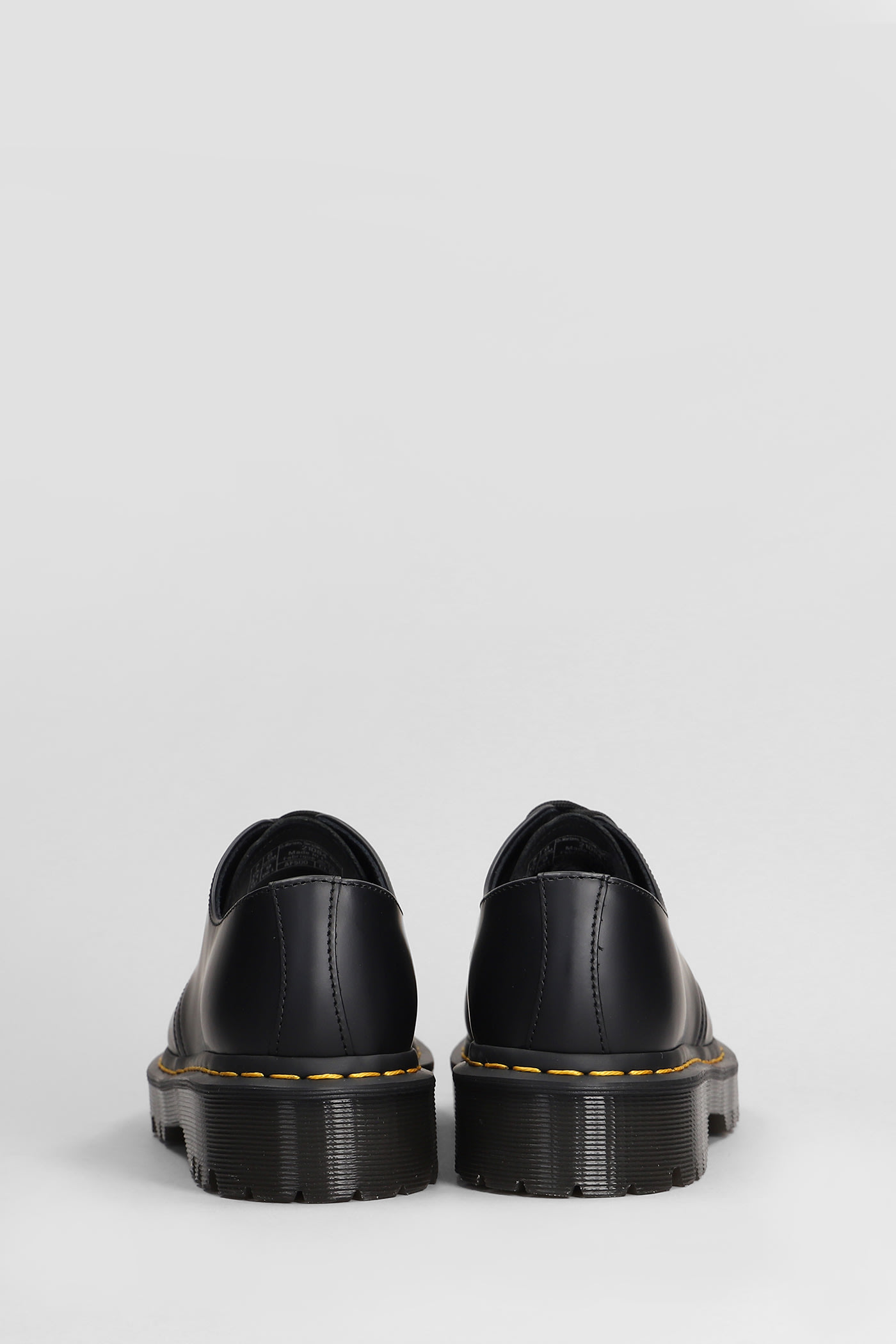 Shop Dr. Martens' 1461 Bex Lace Up Shoes In Black Leather