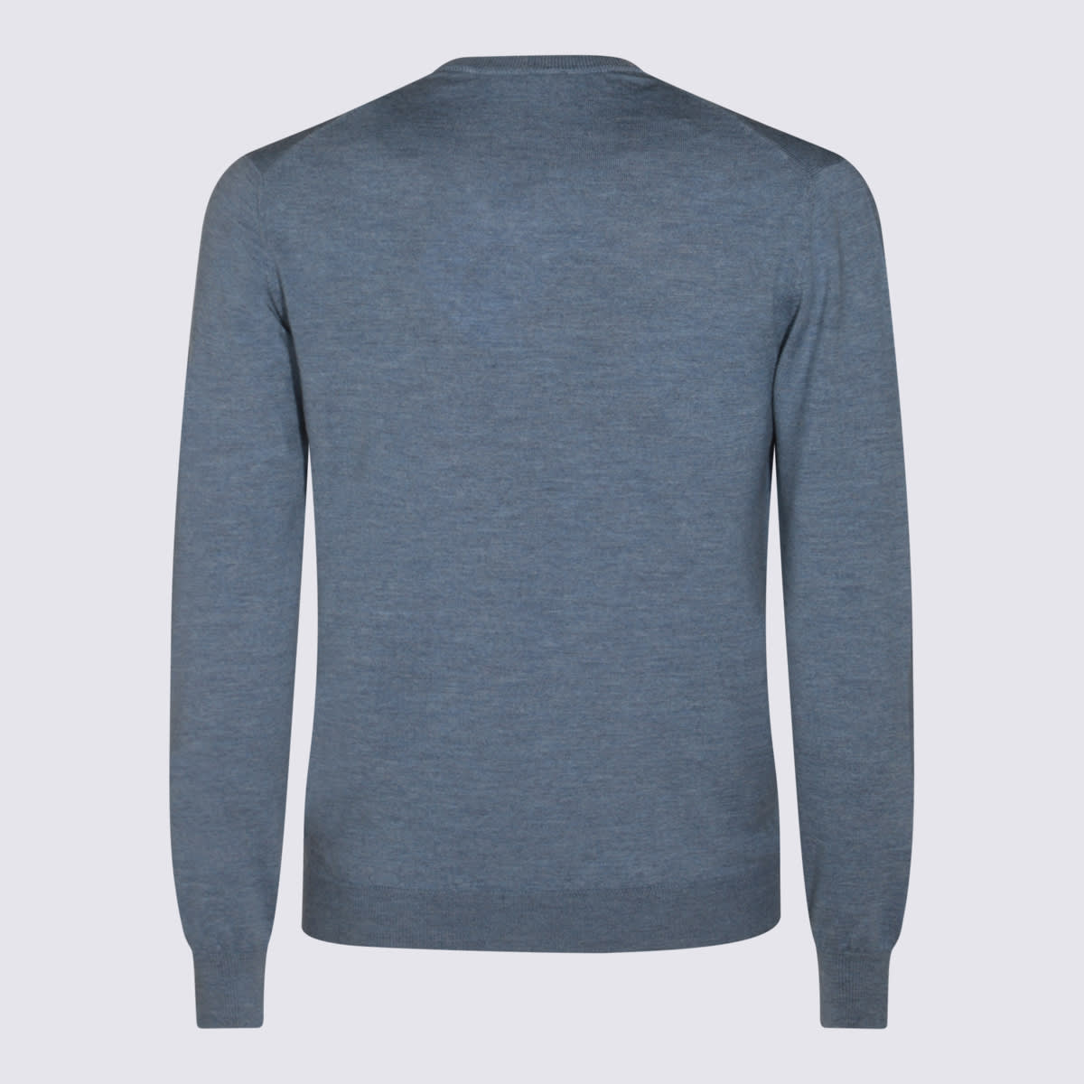 Light Blue Wool Knitwear