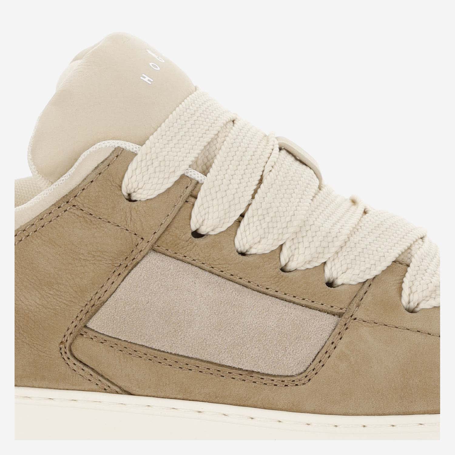 Shop Hogan Chamallow Sneakers In Beige