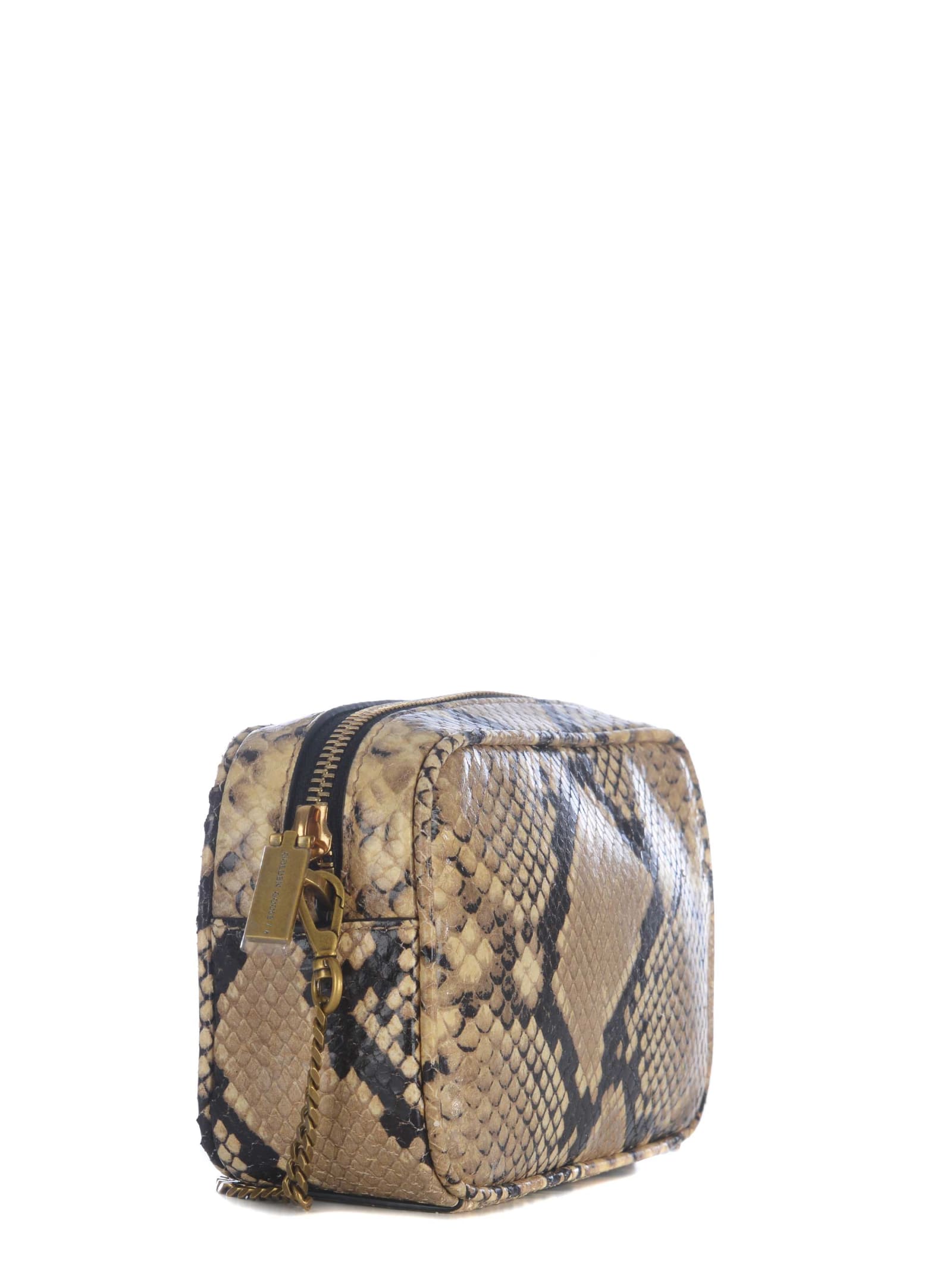 Shop Golden Goose Bag  Mini Star In Leather In Pitonato