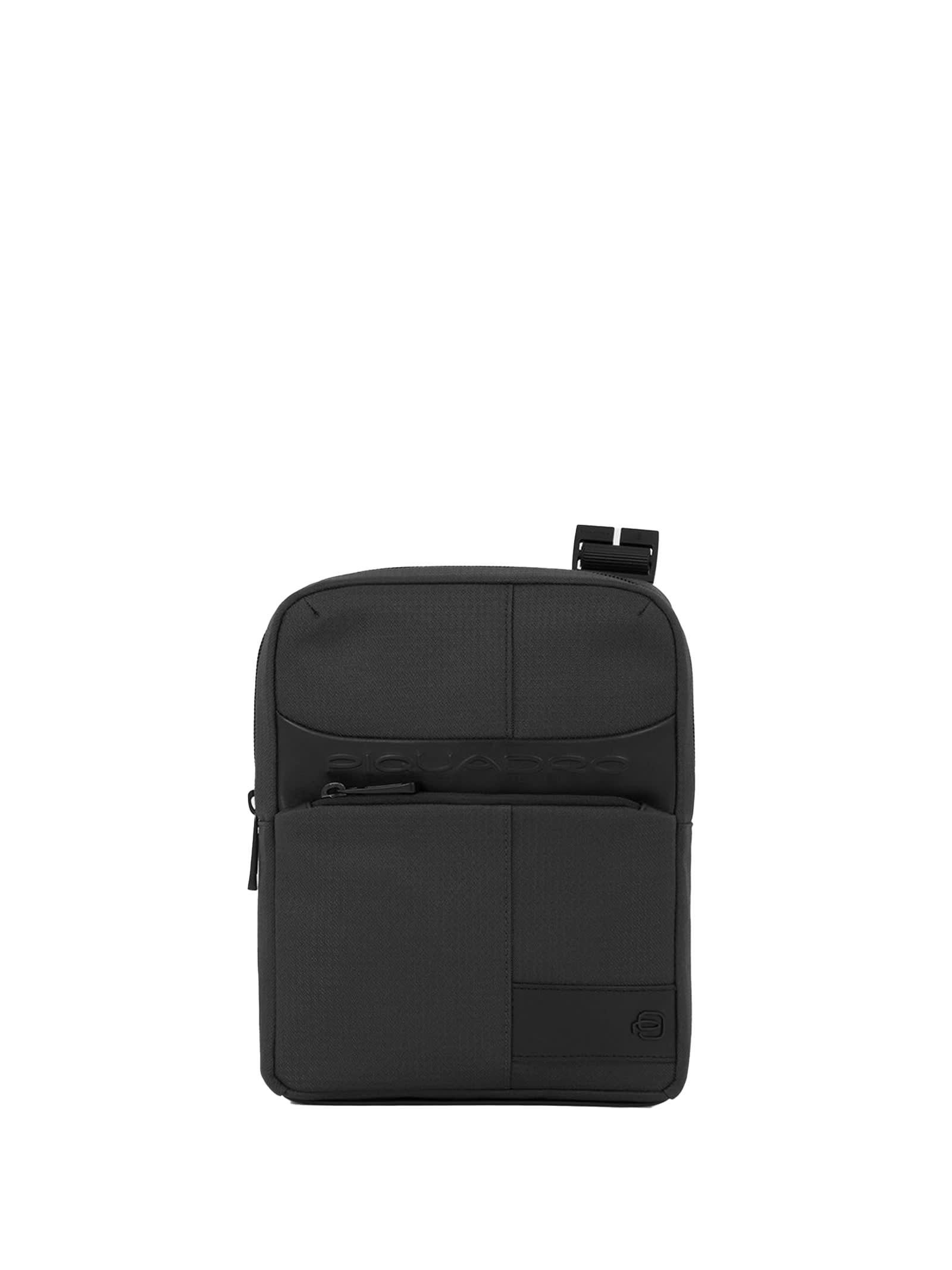 Shop Piquadro Ipad Holder Bag Black In Nero