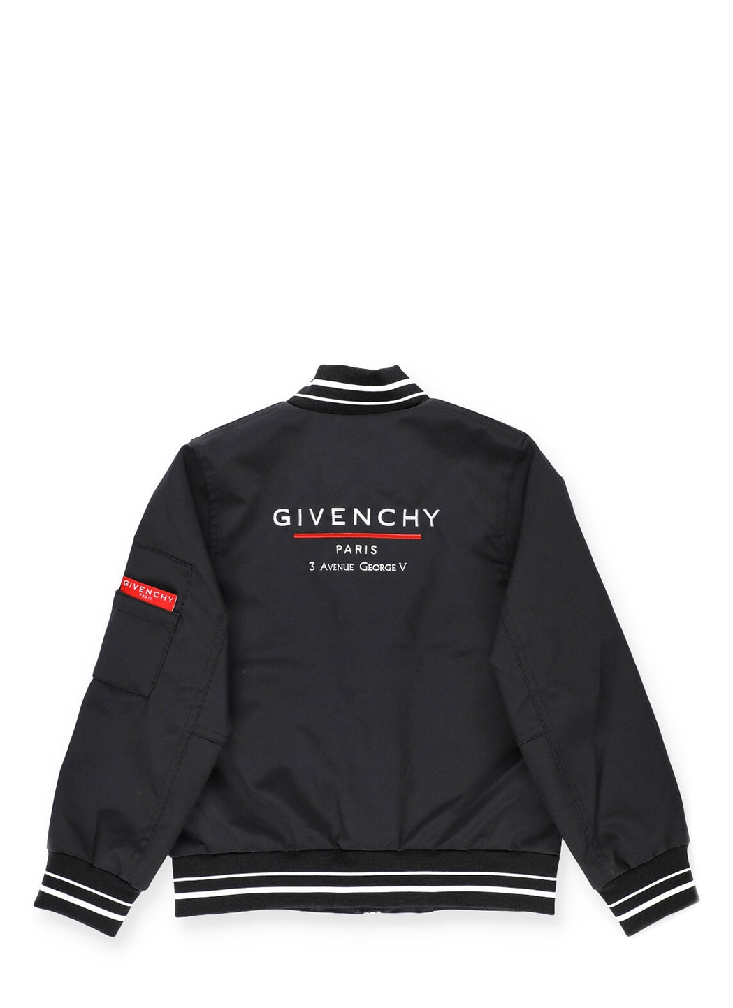 Givenchy Kids' Stretch Fabric Jacket In Black