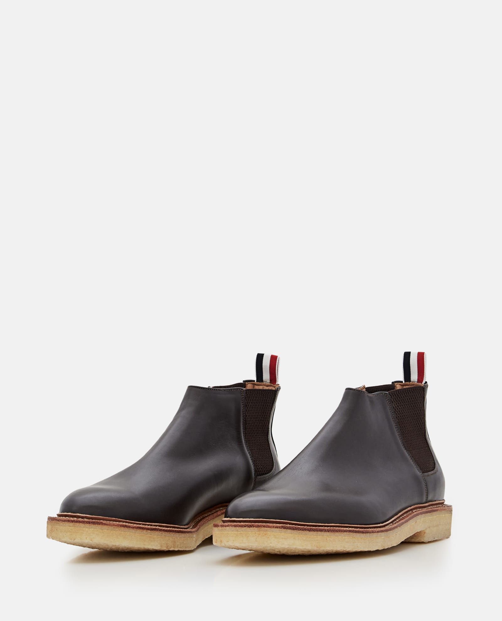 Shop Thom Browne Chelsea Boot In Brown