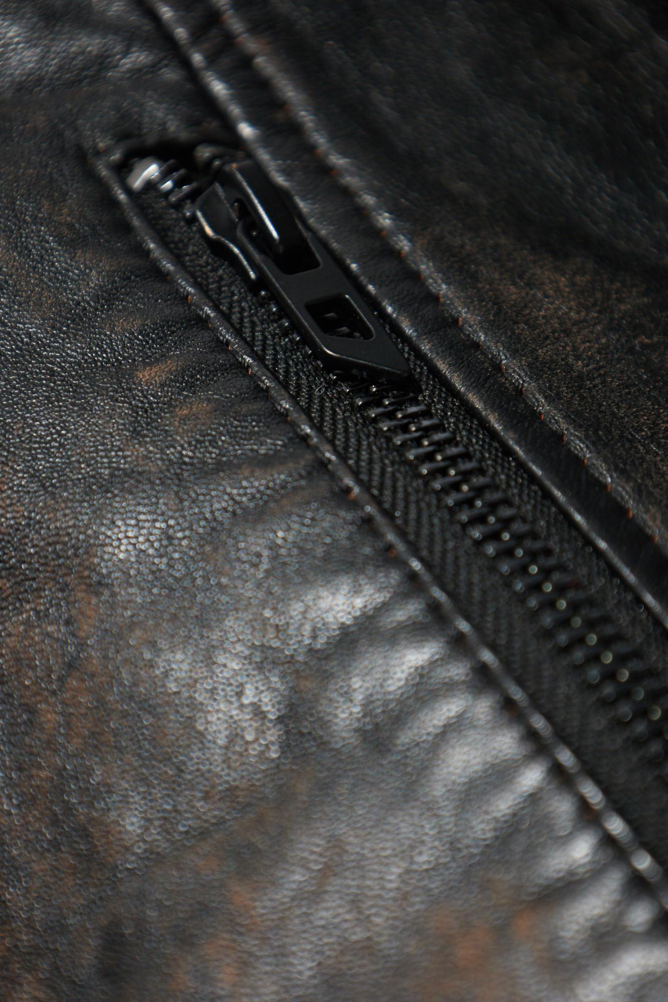 Diesel Collared Fitted Jacket Front Pockets In Black