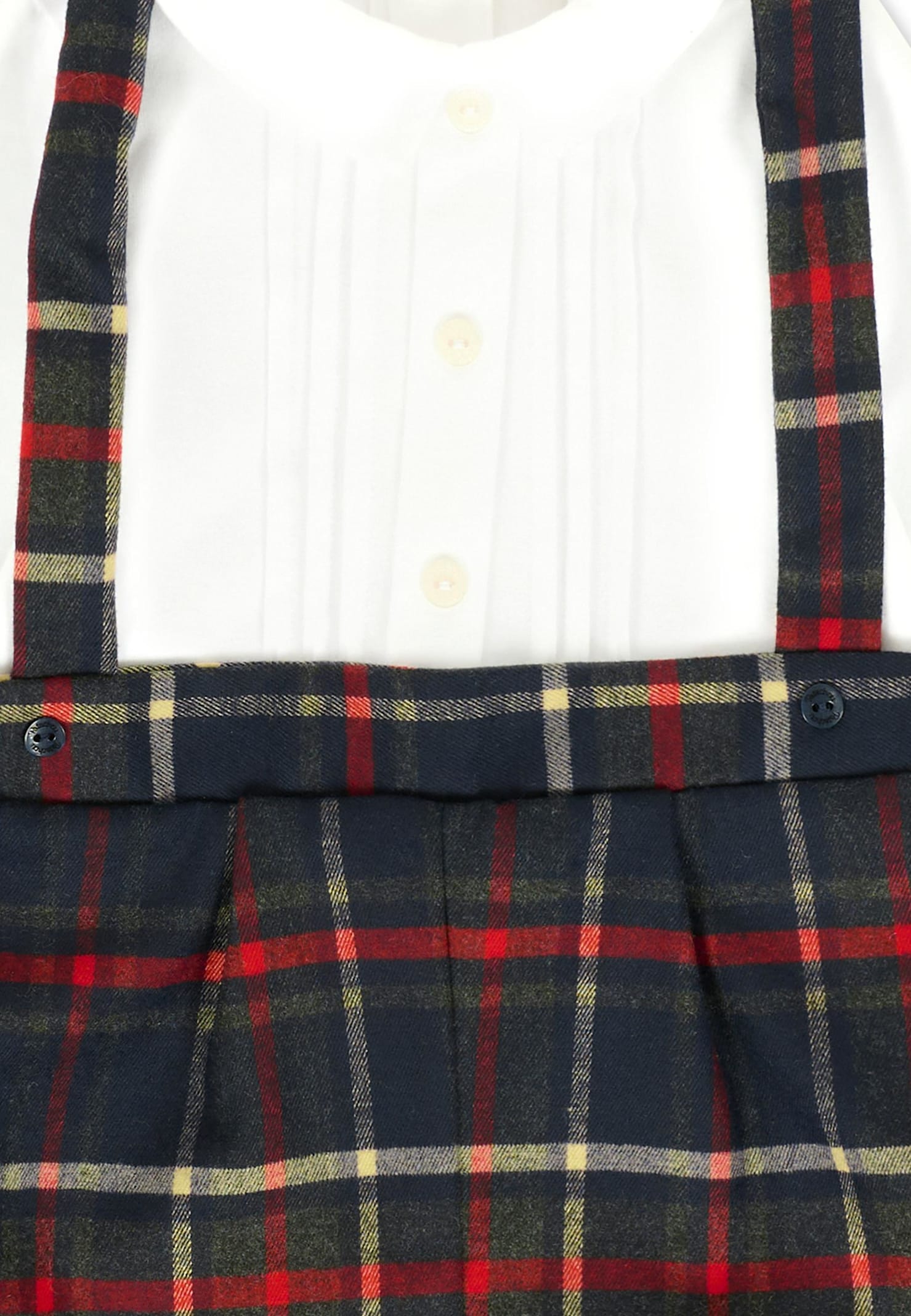 Patachou White Romper Pour Baby Boy In Multi