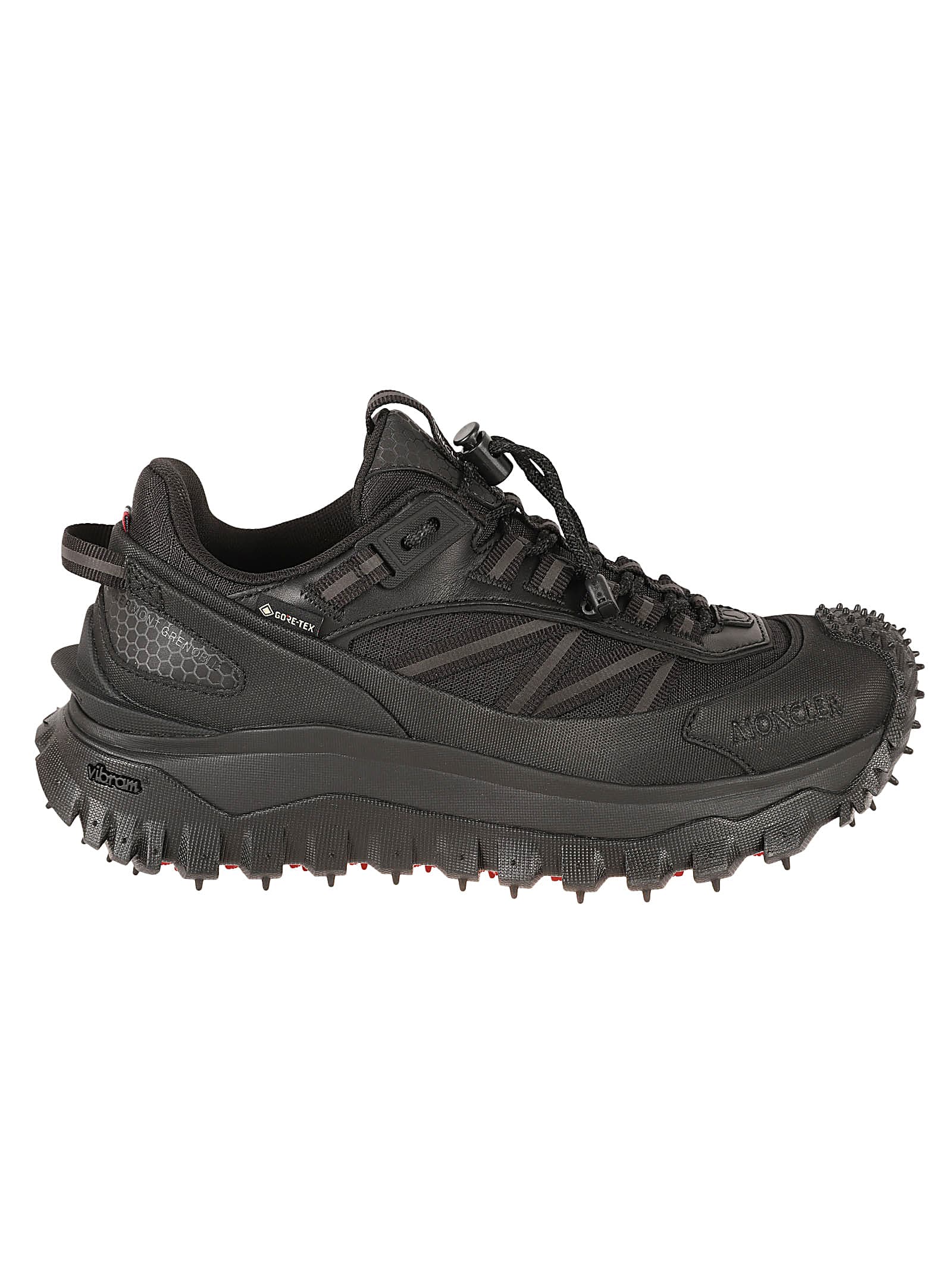 Shop Moncler Trailgrip Gtx Sneakers In Black