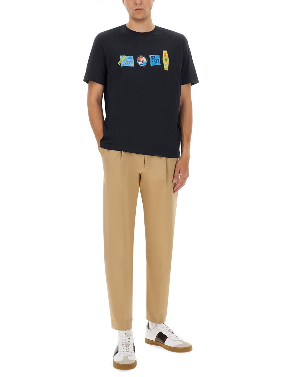 Ps By Paul Smith Ps Paul Smith Regular Fit T-shirt In Black