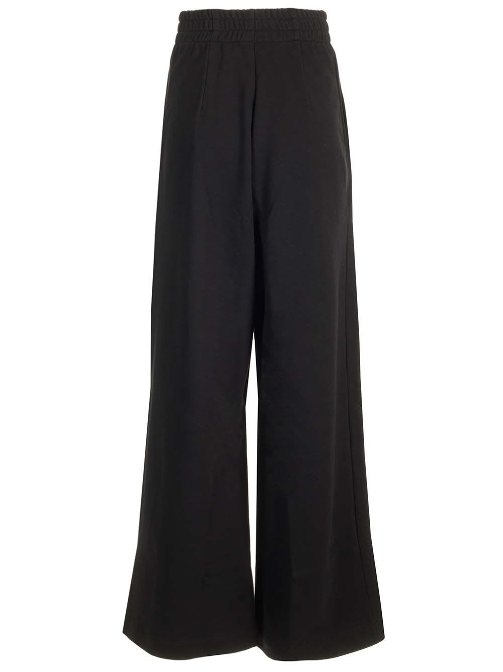 Shop Amazuìn Oxani Black Fleece Sweatpants