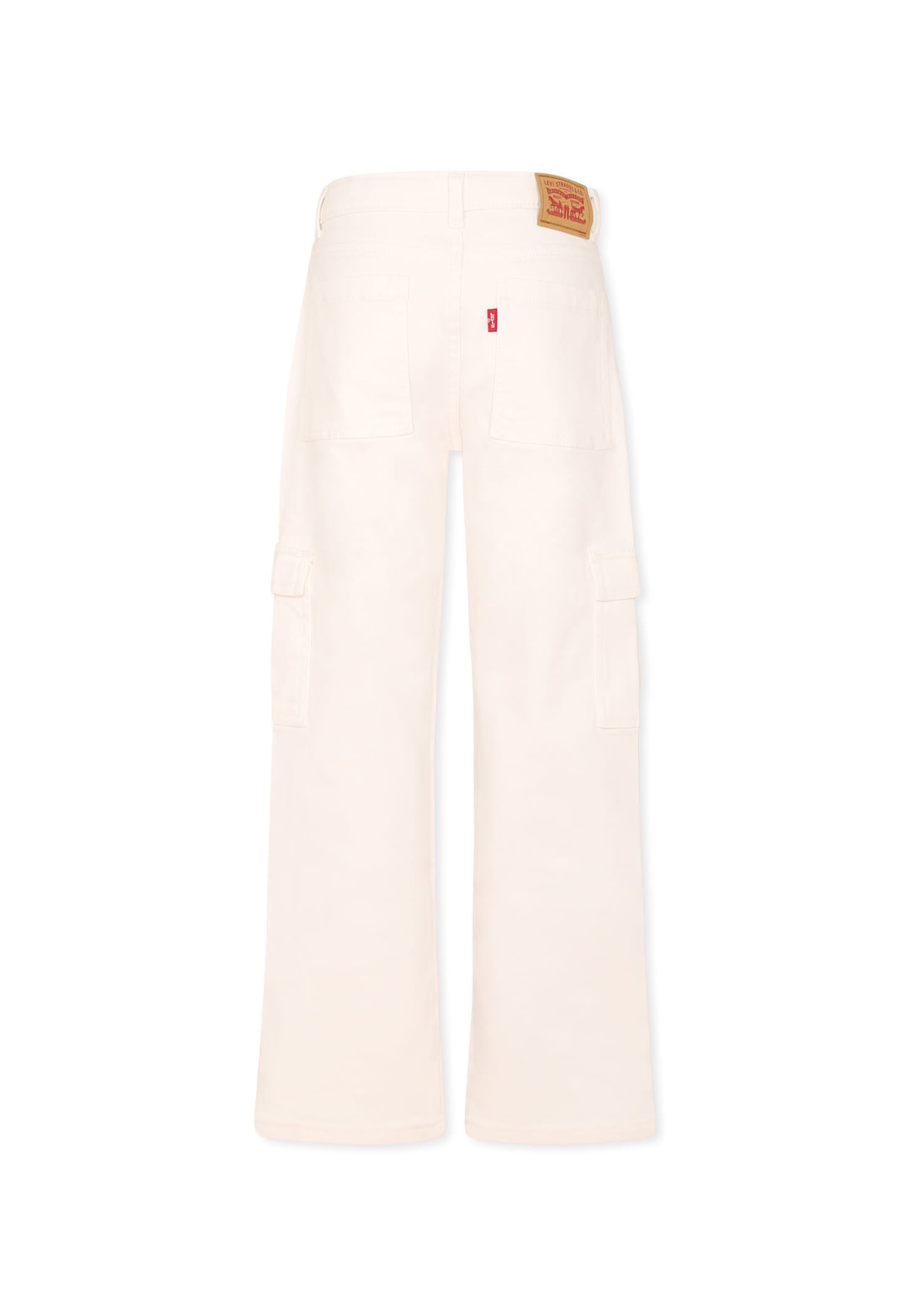 Shop Levi's White Jeans For Girl With Logo
