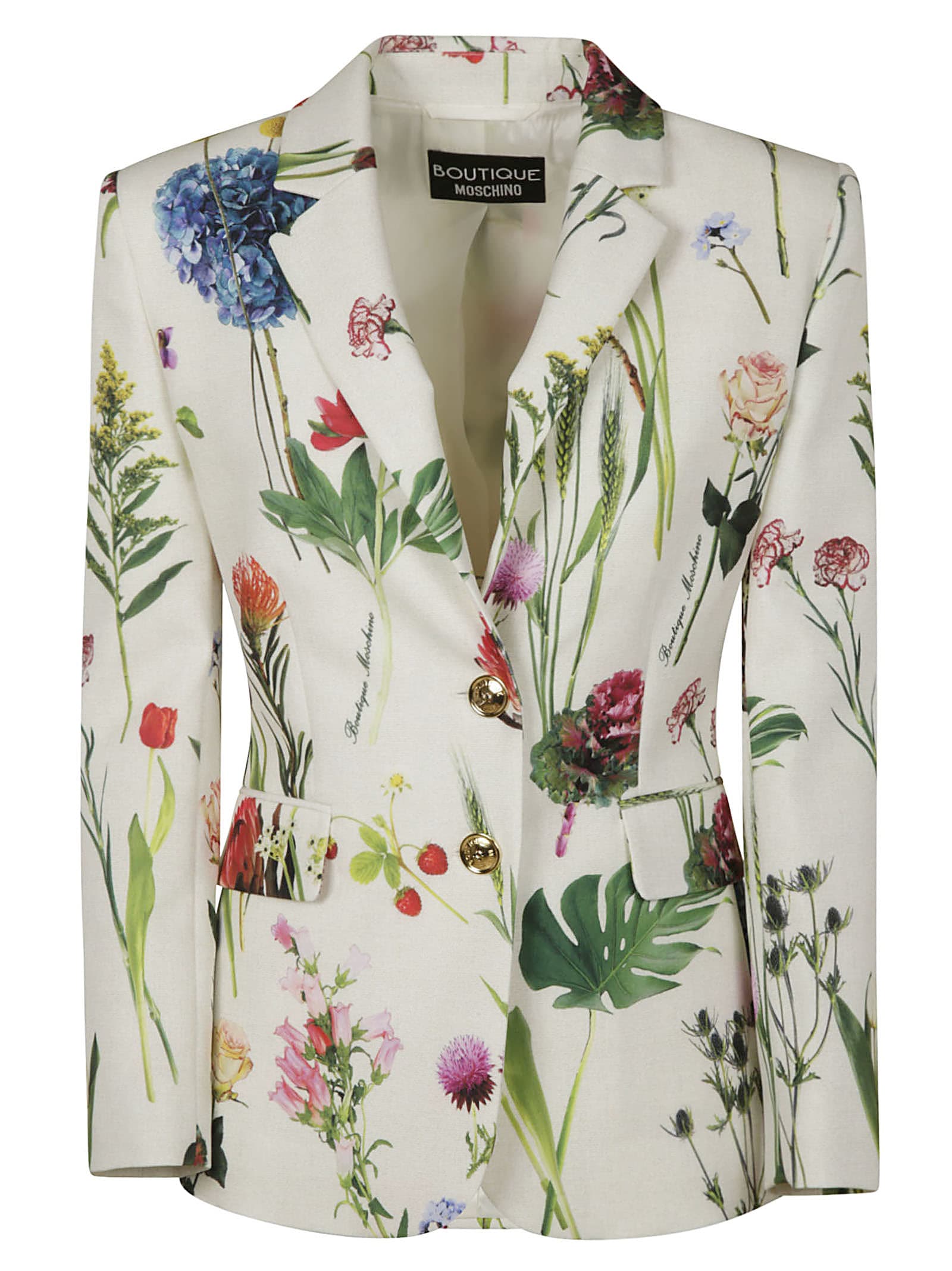 Moschino Floral Print Blazer