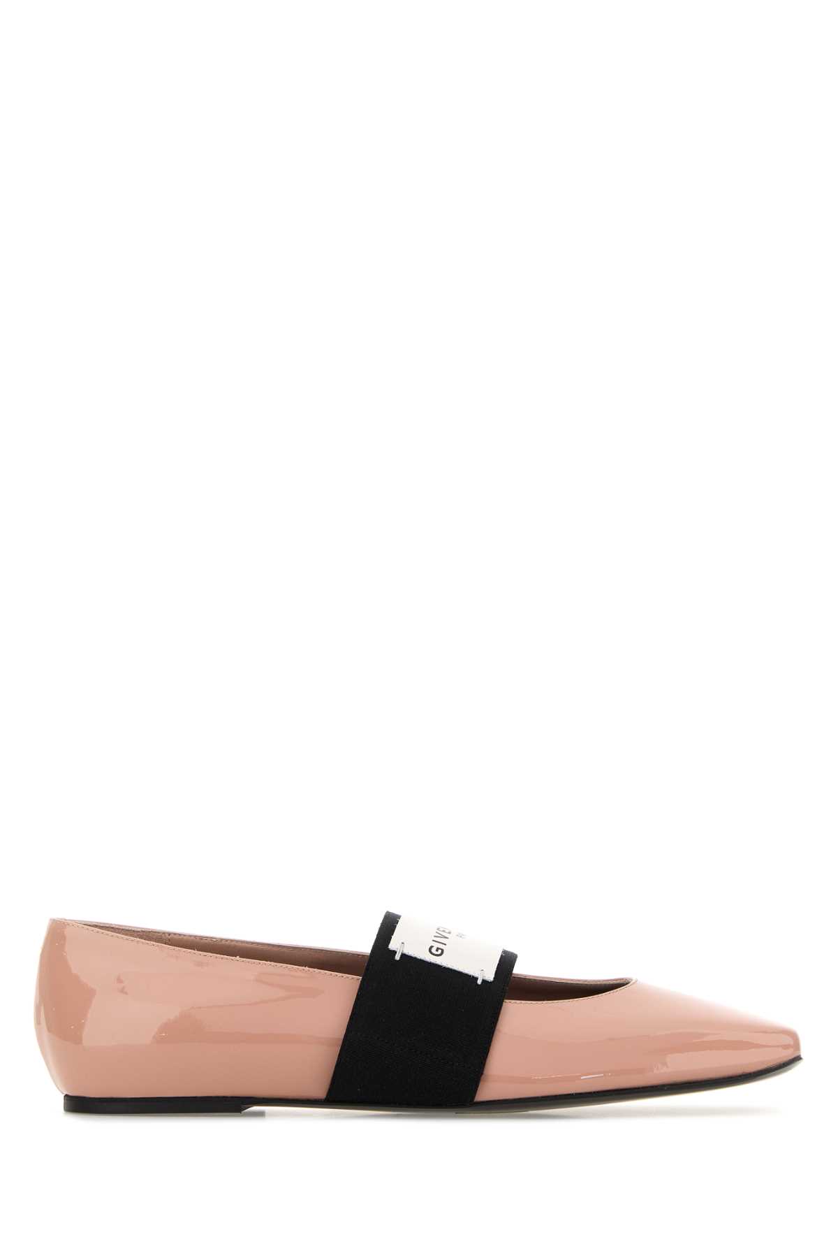 Givenchy Pink Leather Squared Ballerinas