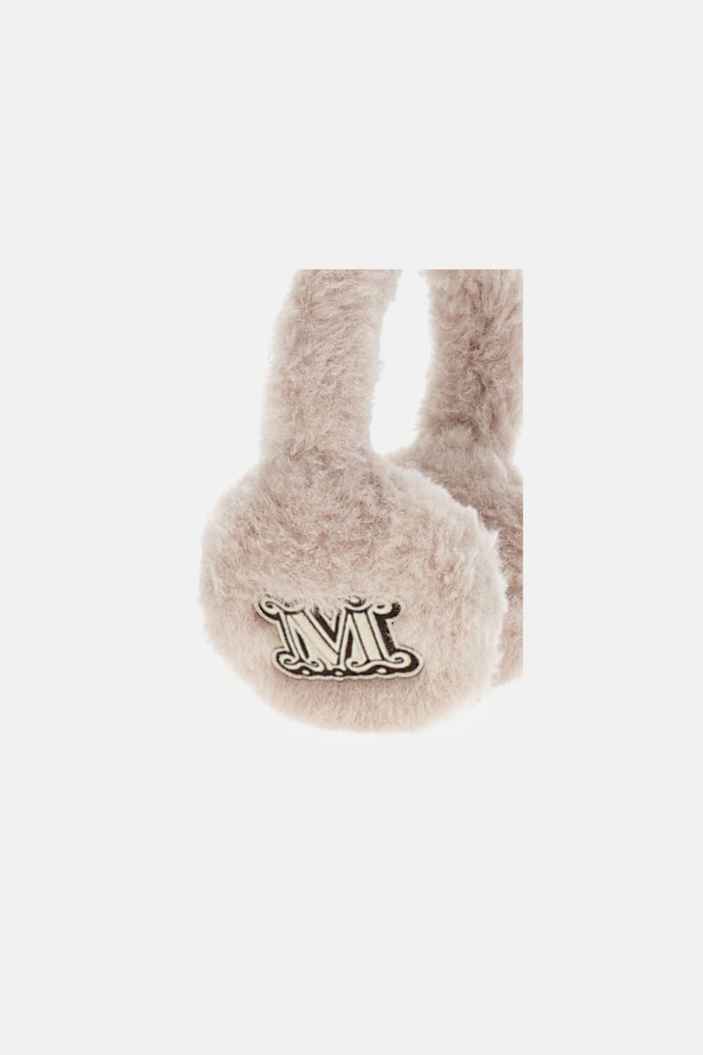 Max Mara Alpaca Wool Teddy Earmuffs In Brown