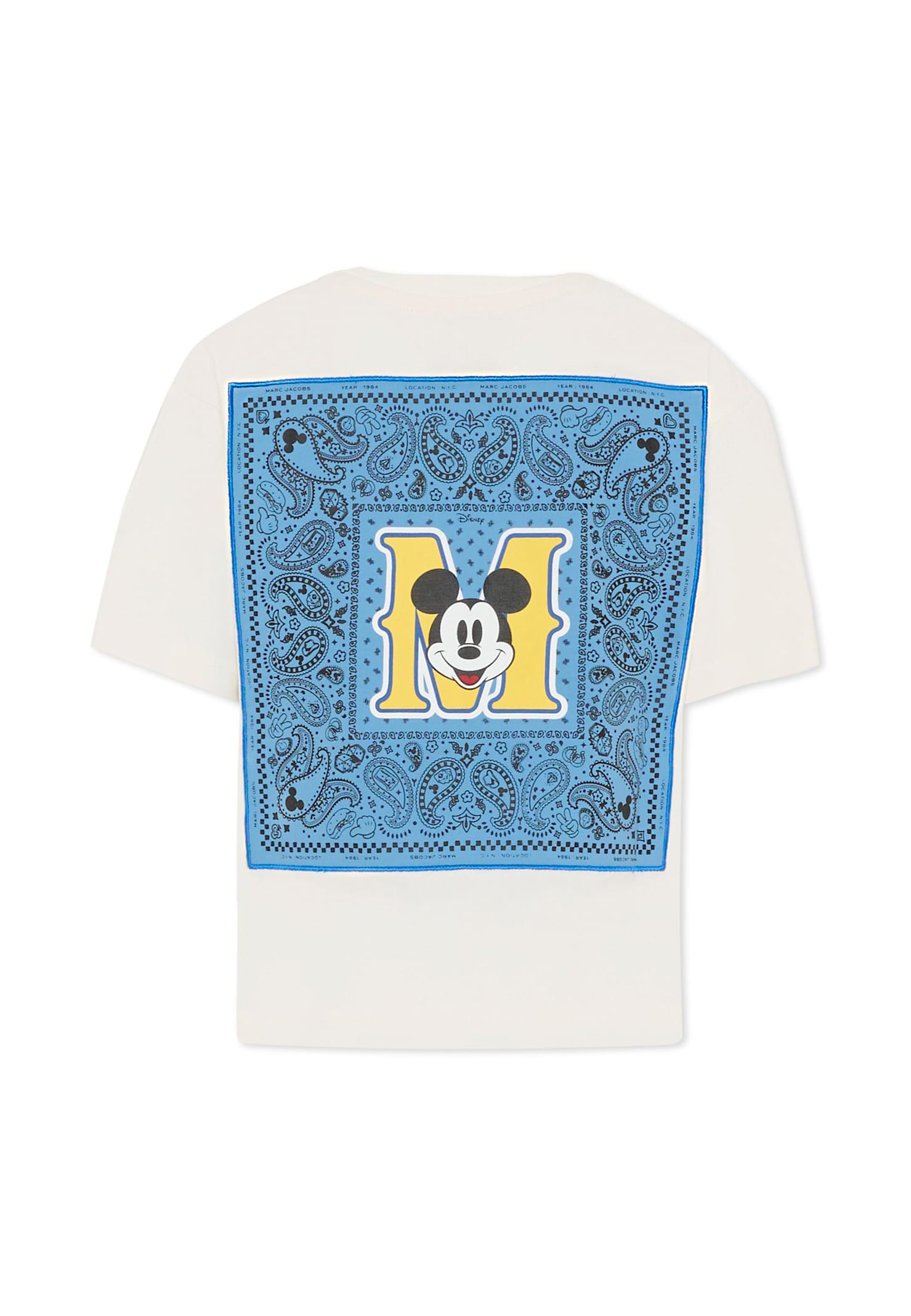 Marc Jacobs Ivory T-shirt For Boy With Mickey Mouse In White