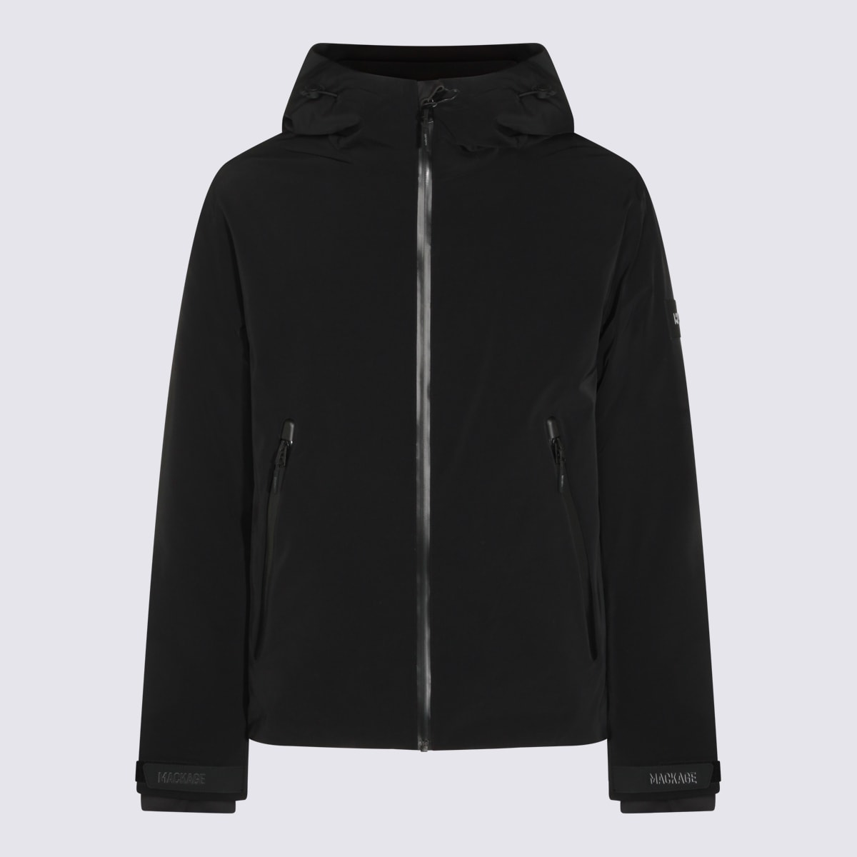 Mackage Insulated Jackets With Hood And Pockets In Black