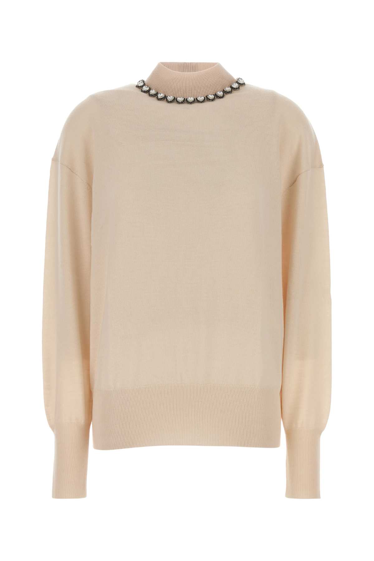 Zimmermann Skin Pink Wool Hypnotic Sweater In Neutral