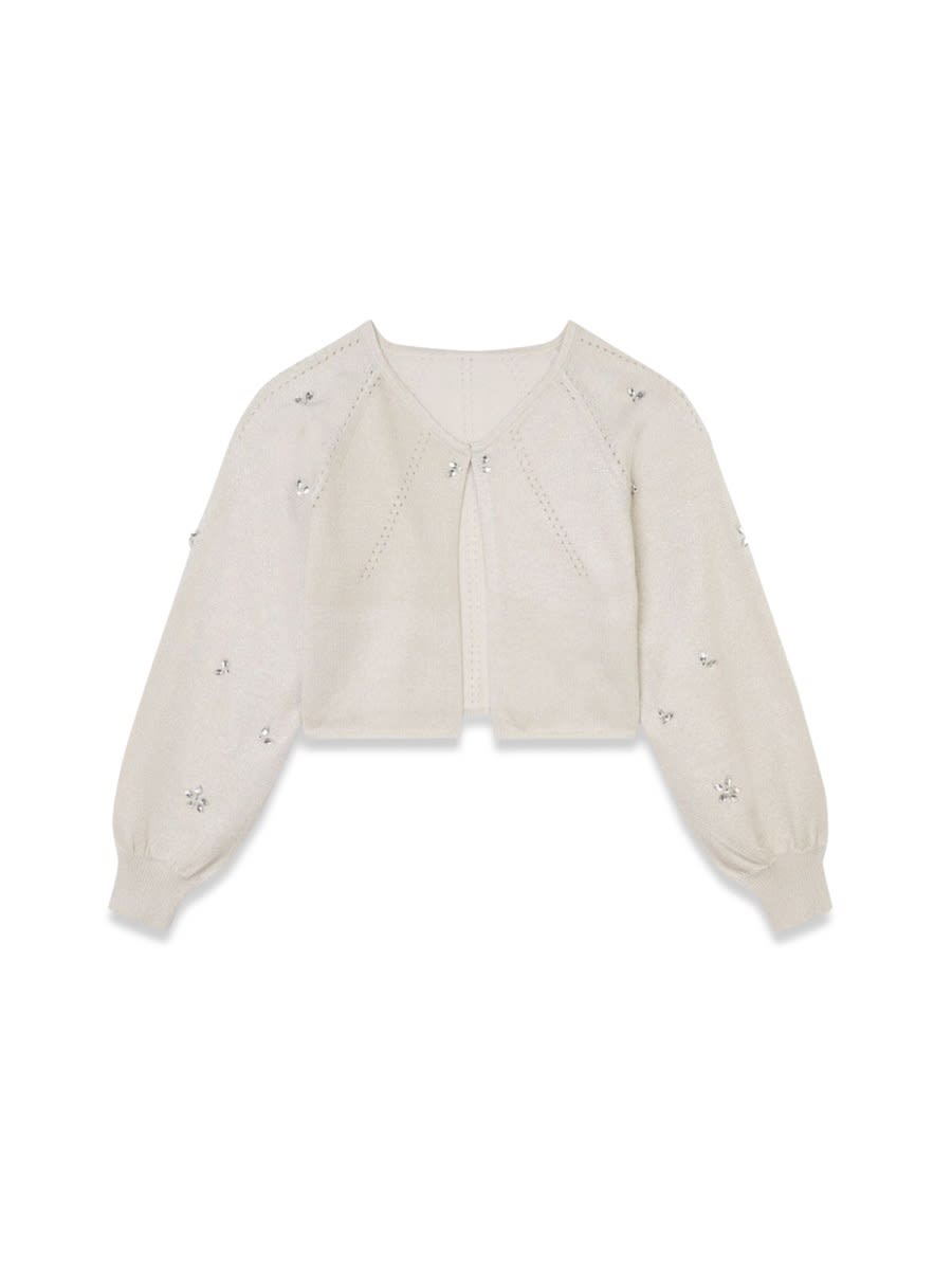 Shop Lanvin Tricot Cardigan In Yellow