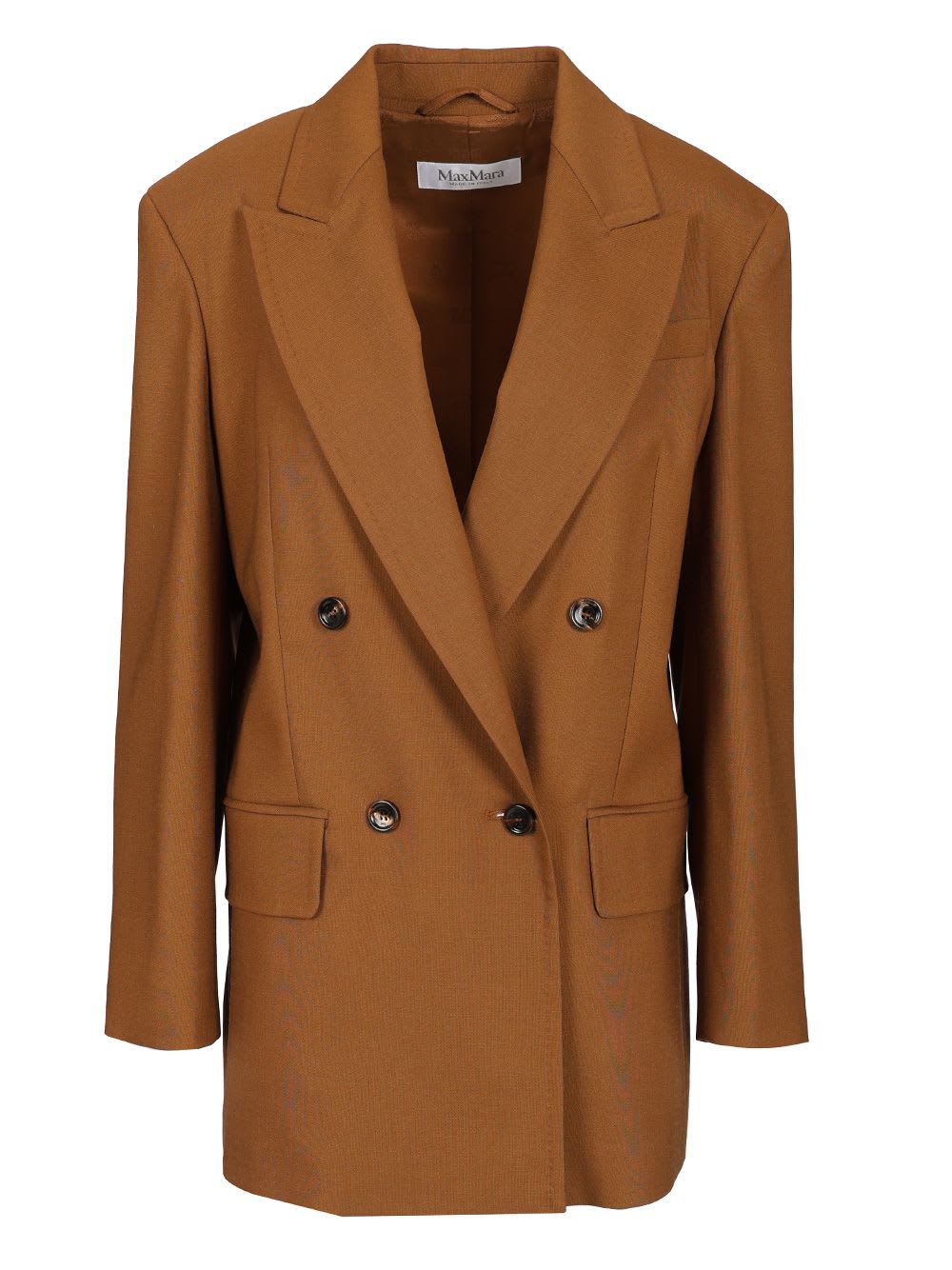 Max Mara Olympia Blazer Jacket In Brown