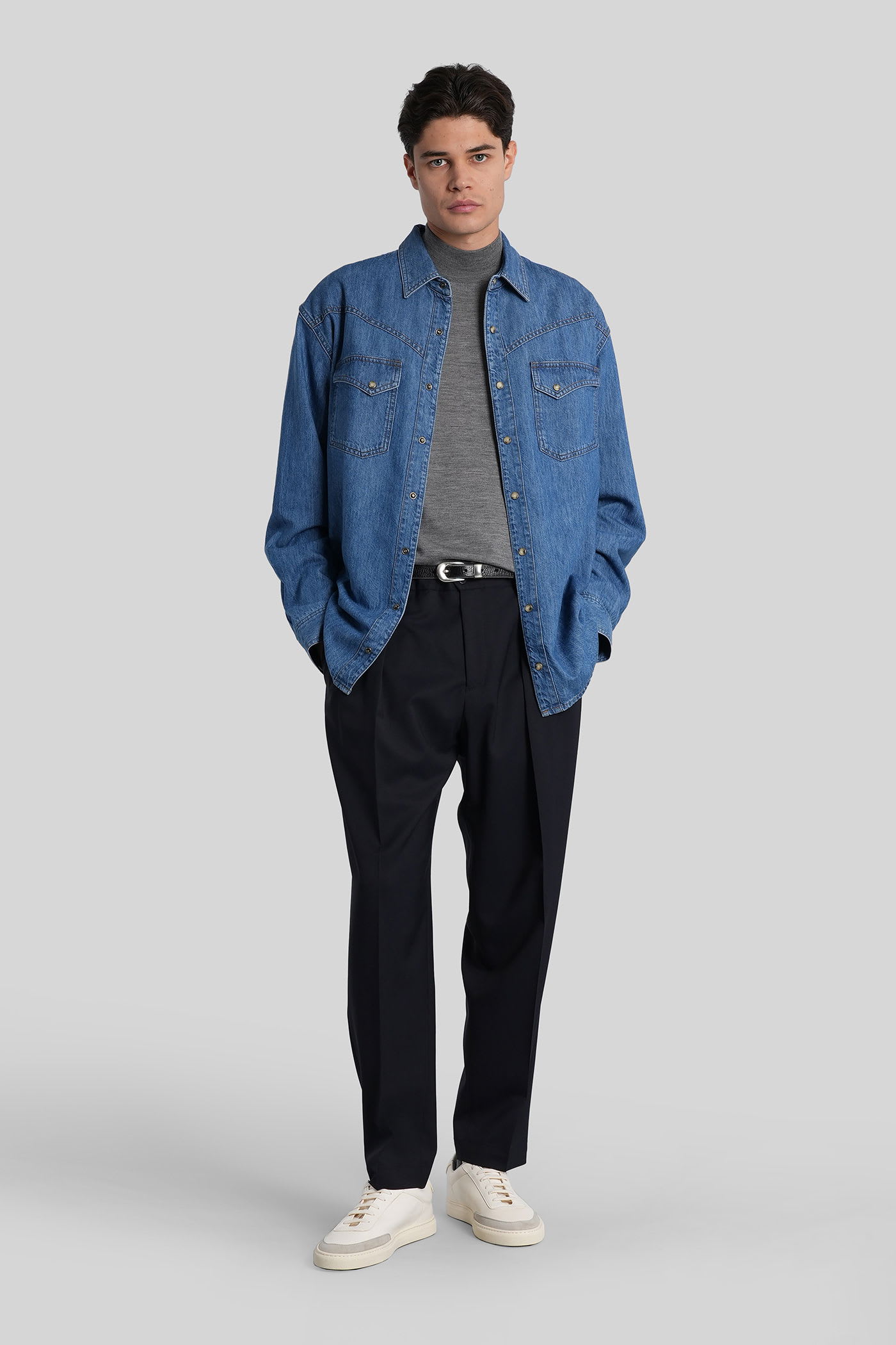 Briglia 1949 Portobellos Cotone Tecnico Trousers In Black