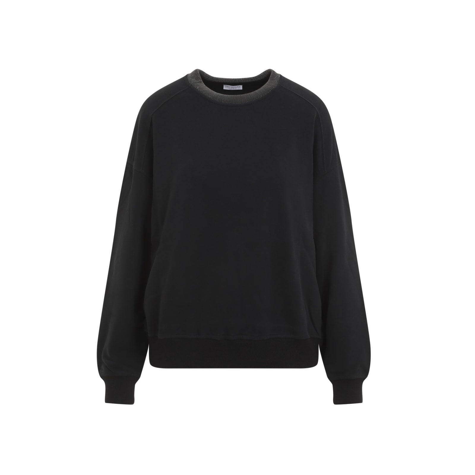 Shop Brunello Cucinelli Monile Sweatshirt In Black