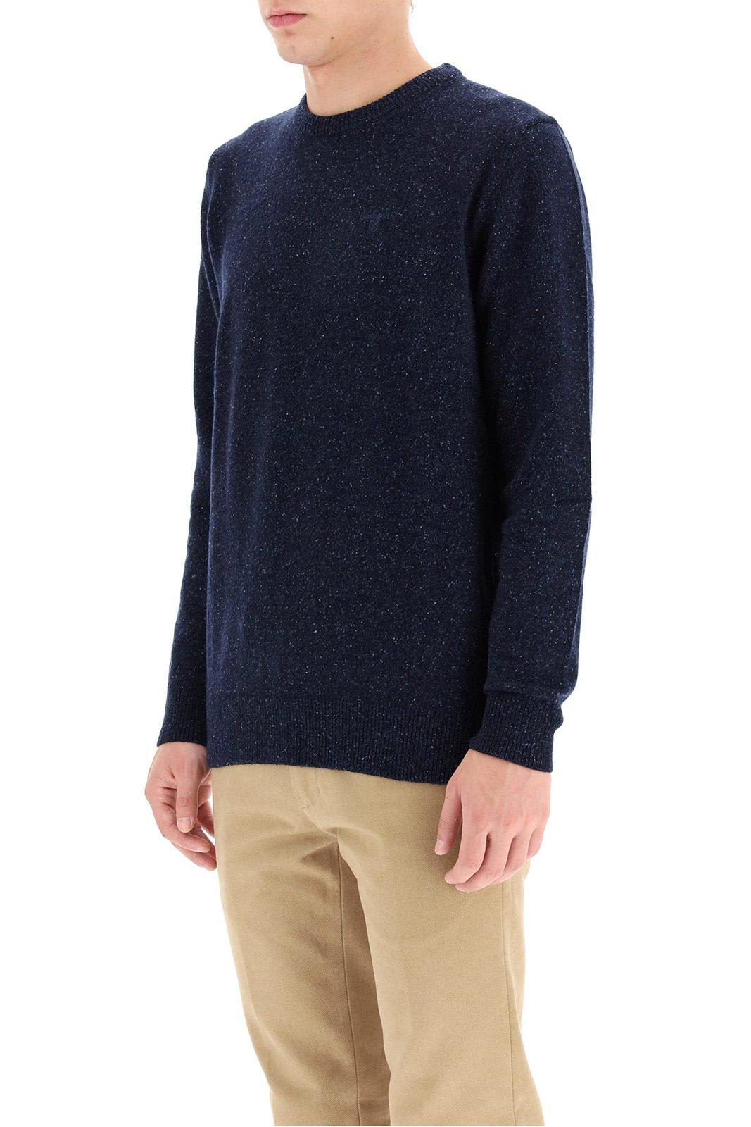 Barbour Tisbury Crewneck Pullover In Navy