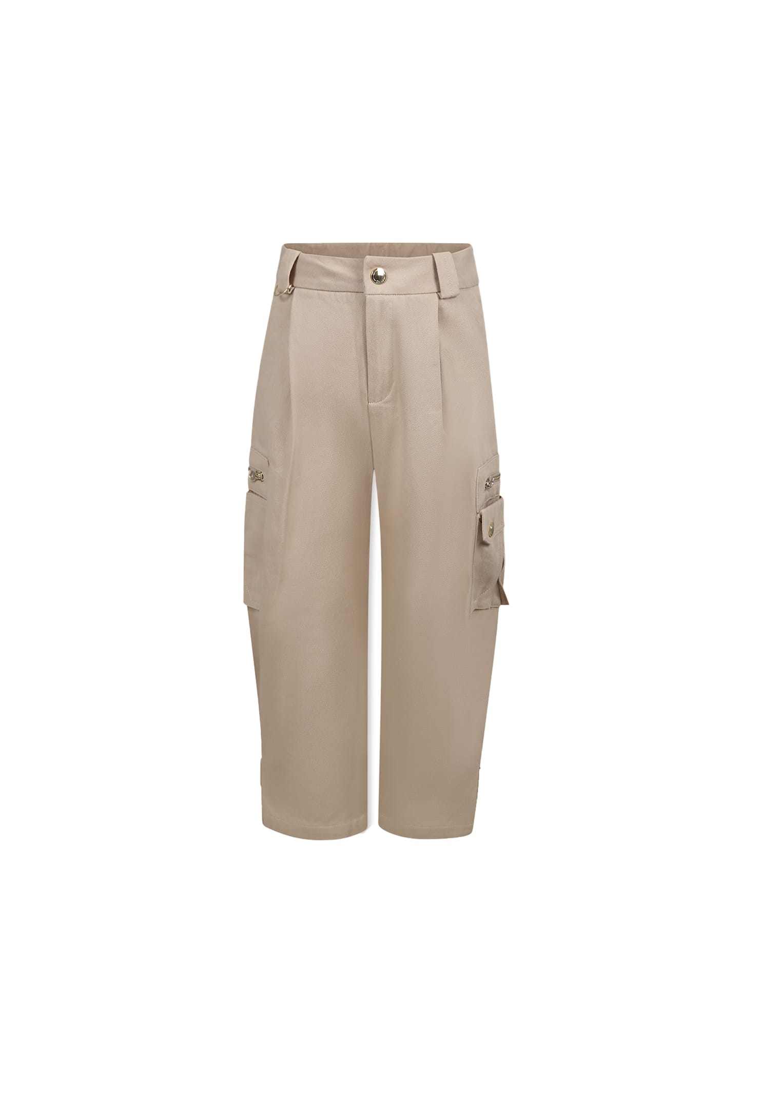Chloé Multi-pocket Casual Pants In Beige