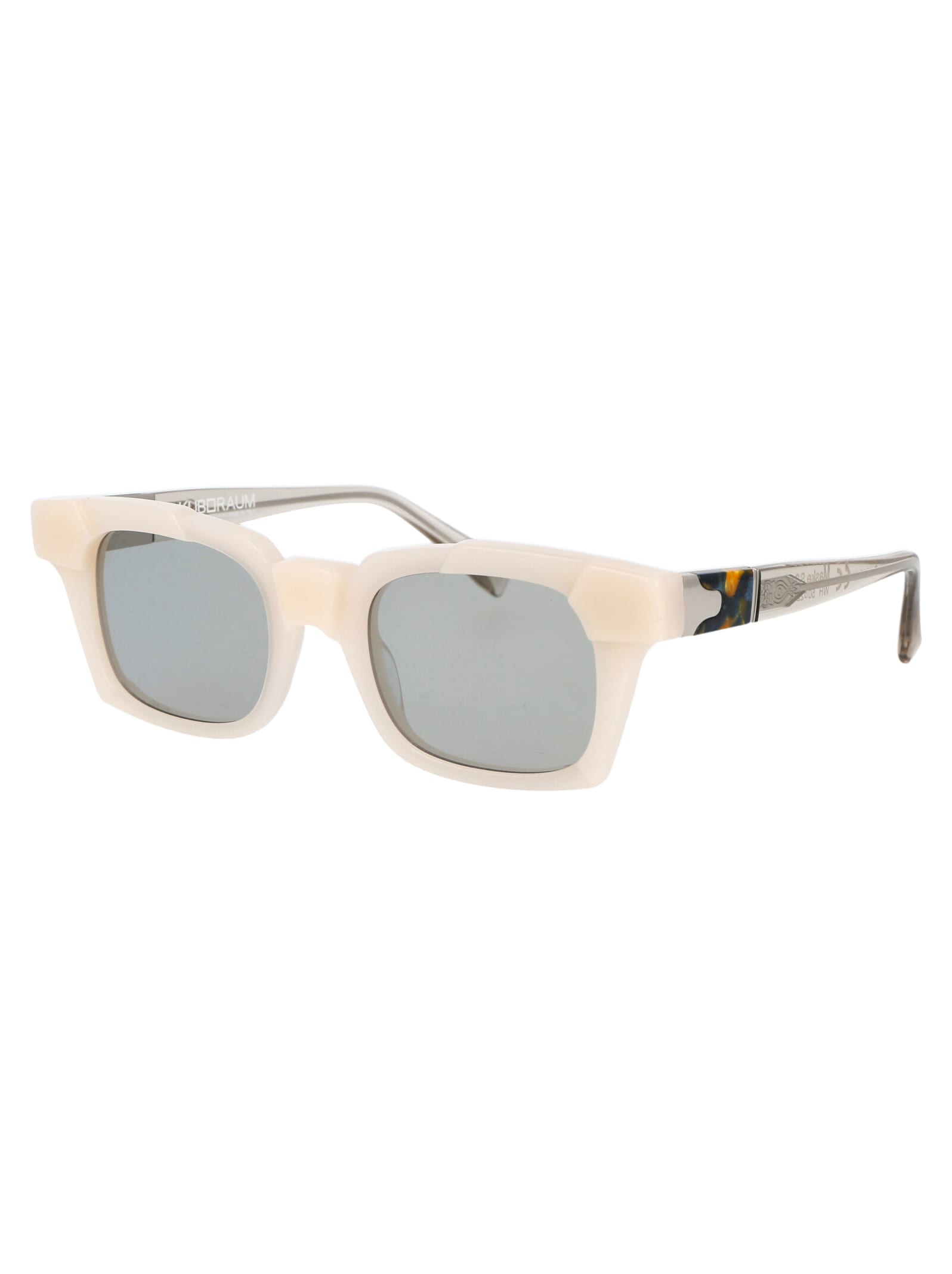 Shop Kuboraum Maske S3 Sunglasses In Wh Grey1