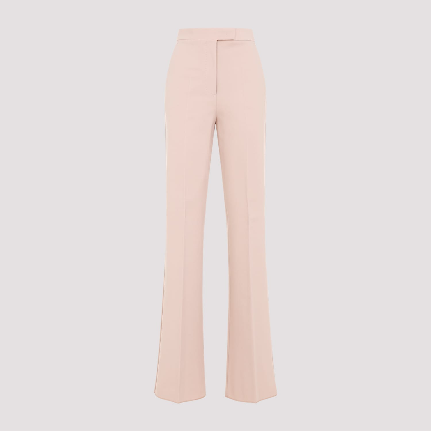 Shop Max Mara Viscose Norcia Pants In Cipria