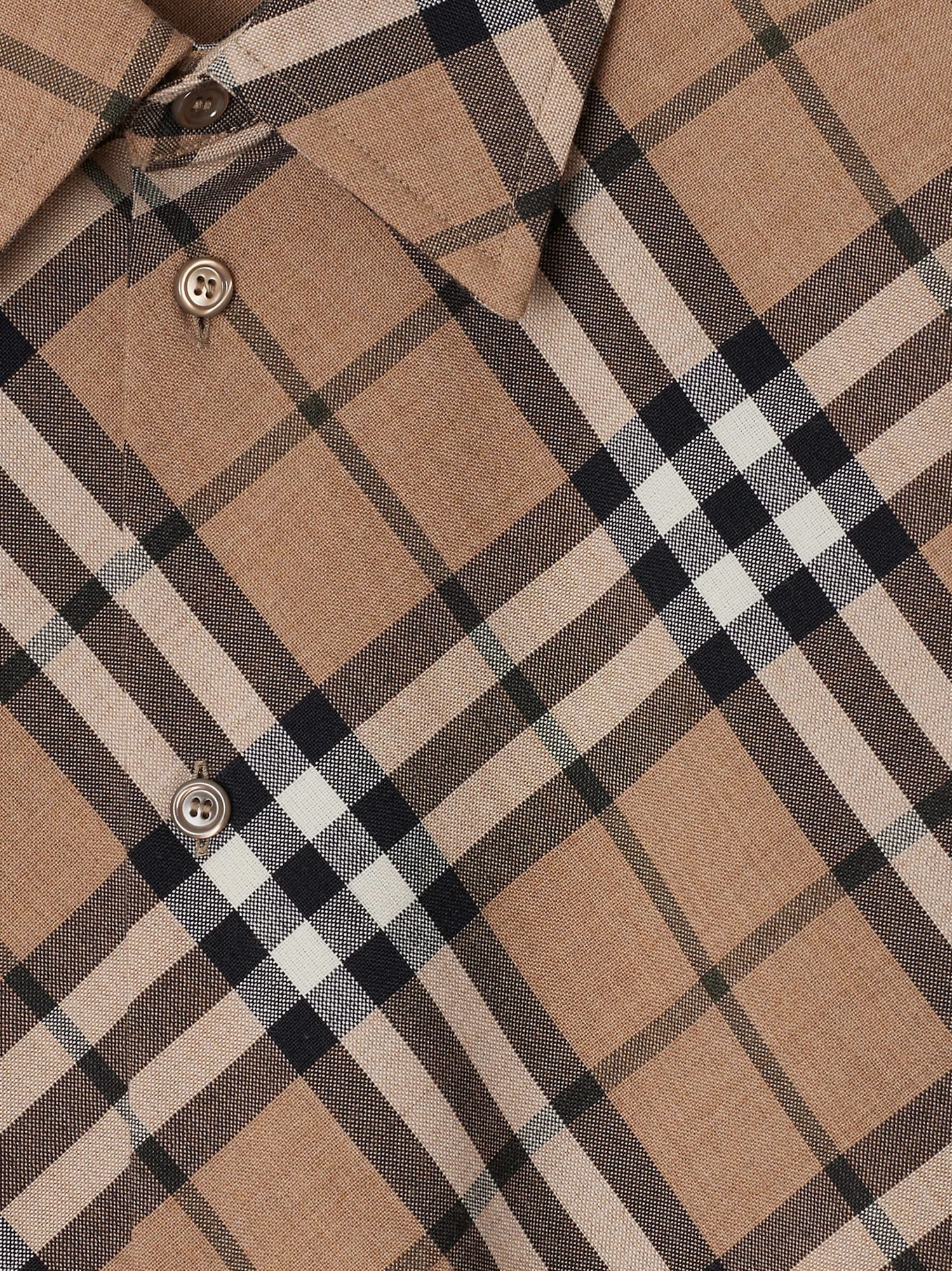 Shop Burberry Shirt In Linden Ip Check