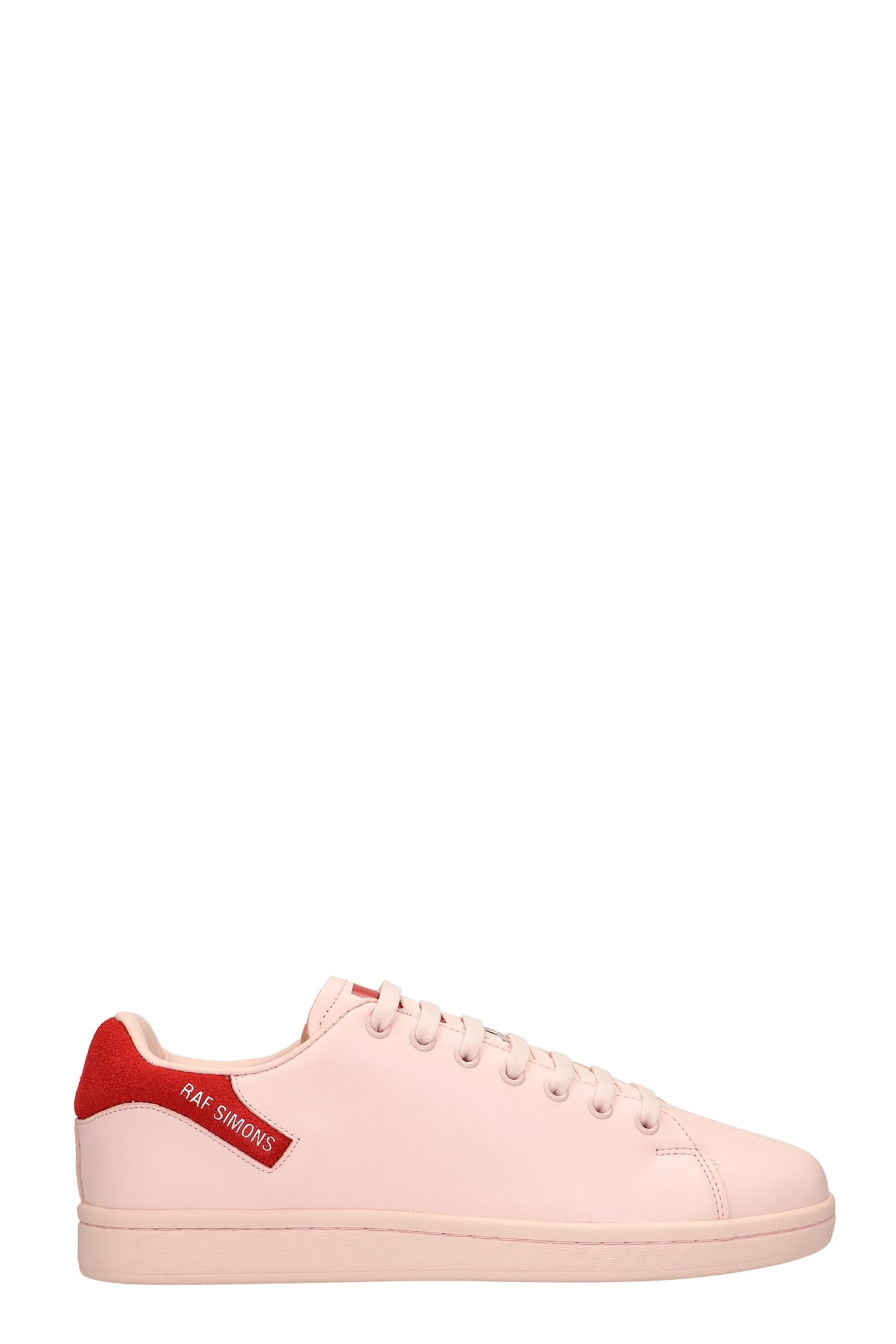Raf Simons Orion Sneakers In Rose-pink Leather