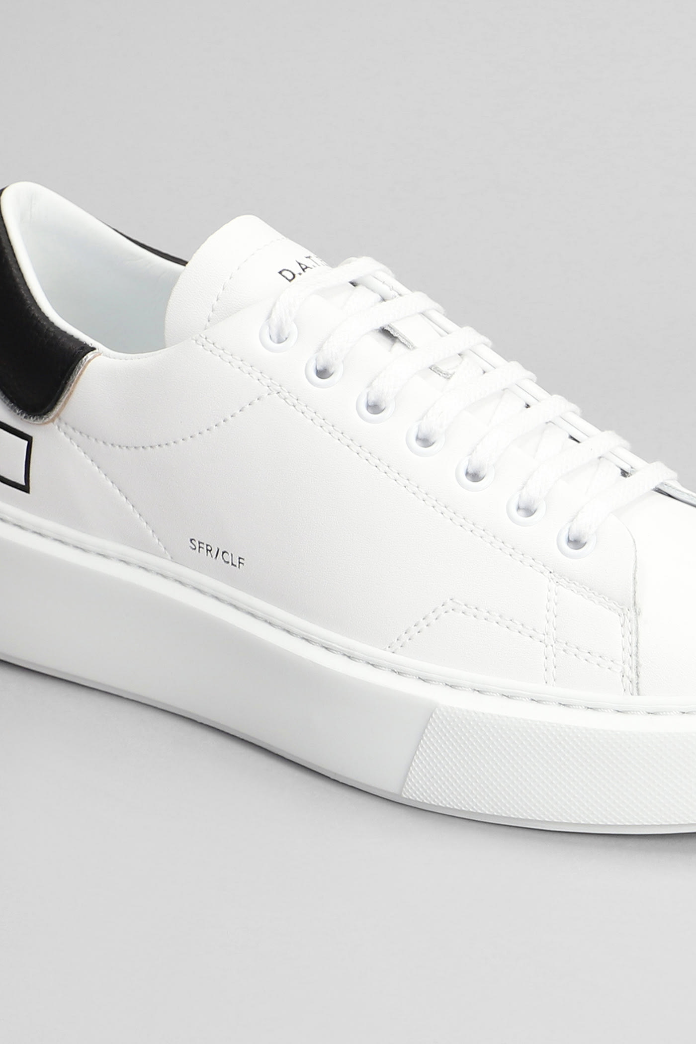 Shop Date Sfera Sneakers In White Leather