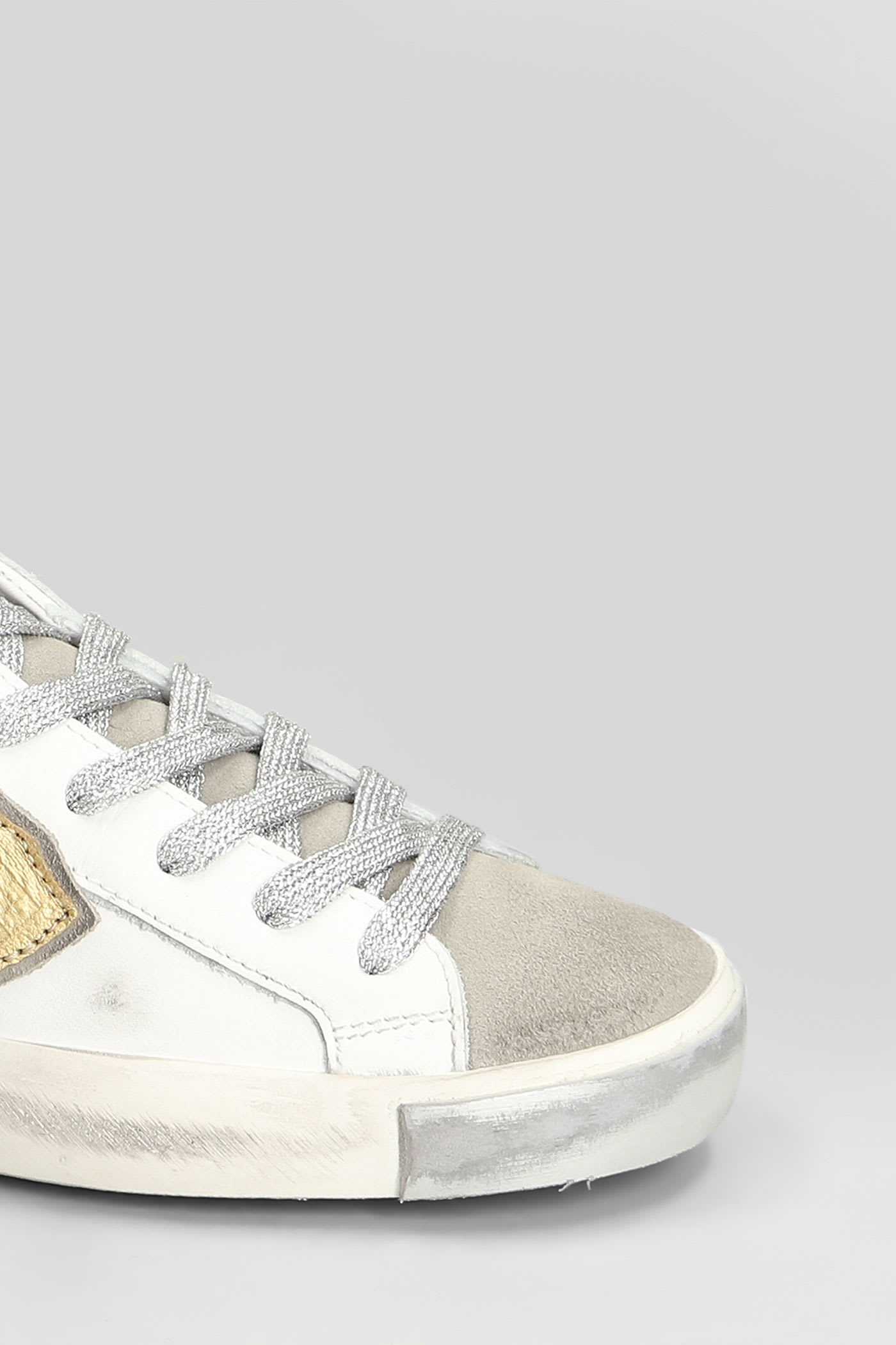 Philippe Model Sneaker Donna Prsx Low Bianco Nero In White