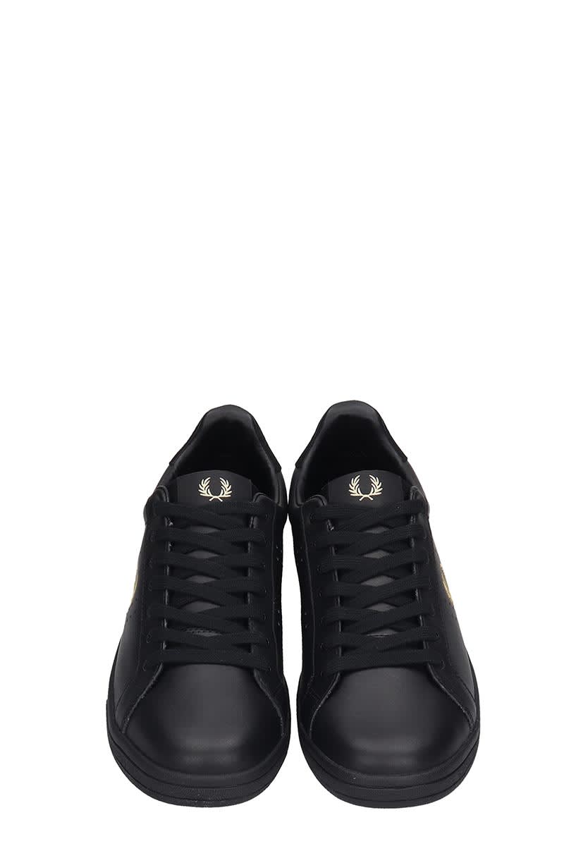 Fred Perry Fred Perry B721 Sneakers In Black Leather black Fred Perry Fred Perry B721 Sneakers Black 11076245 | italist