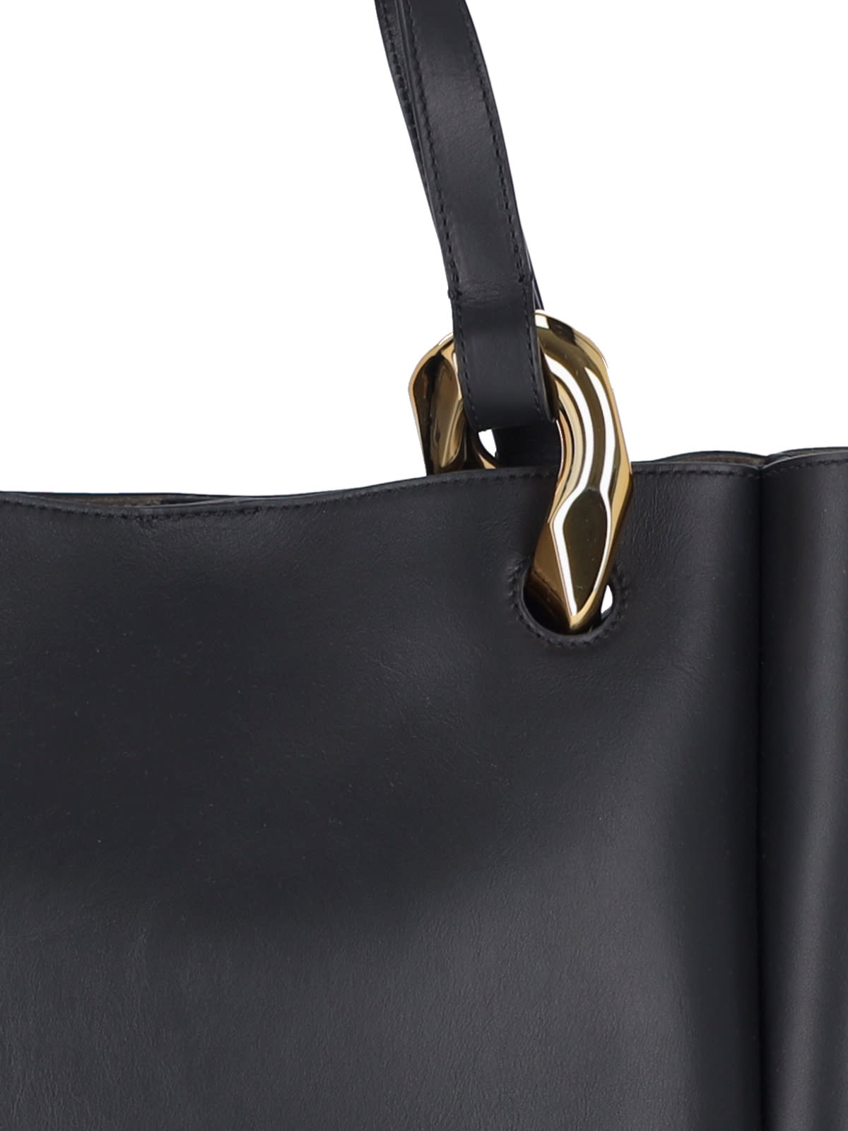 Shop Jw Anderson Chain Cabas Tote Bag In Black