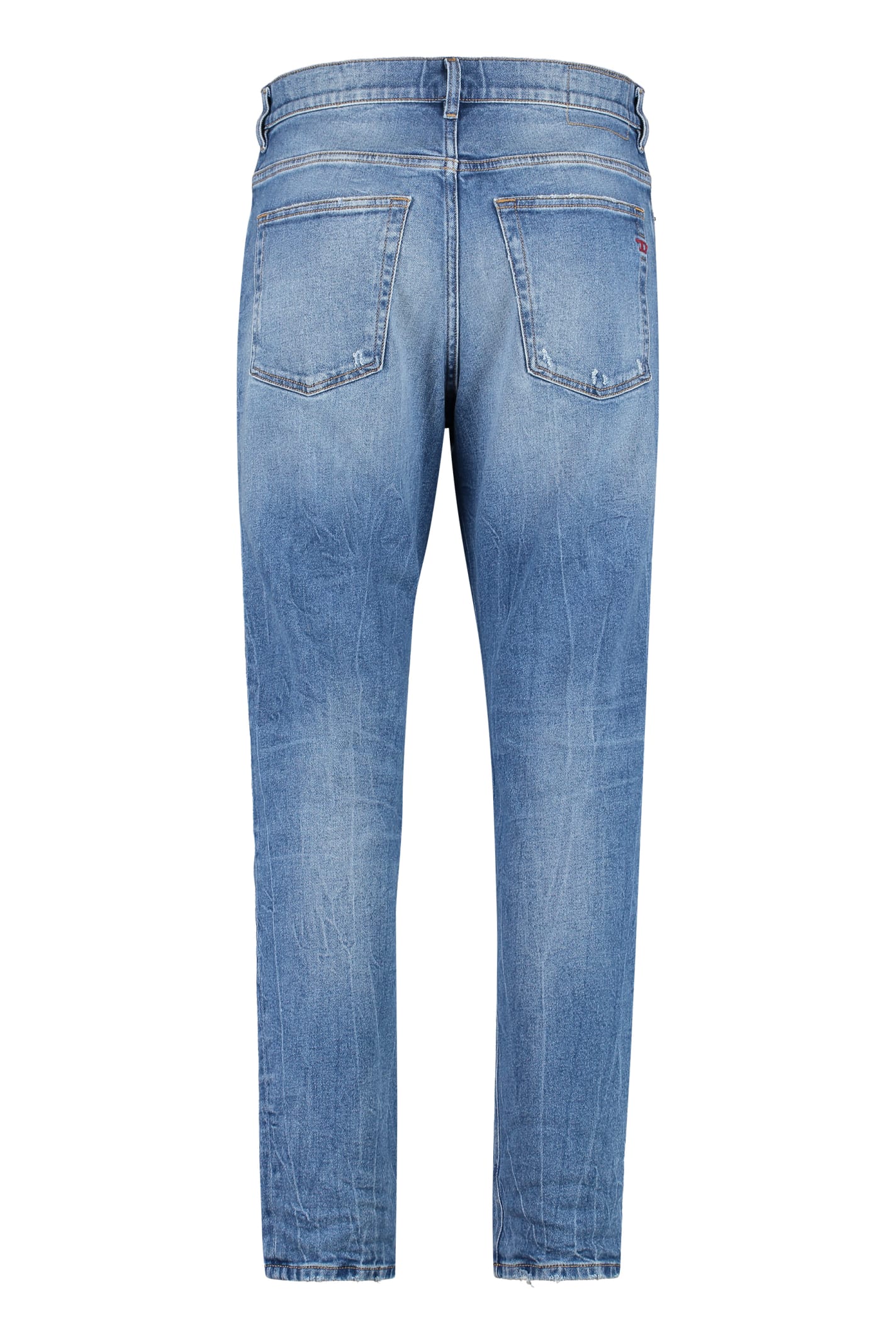 Shop Diesel Regular Fit Jeans In Denim