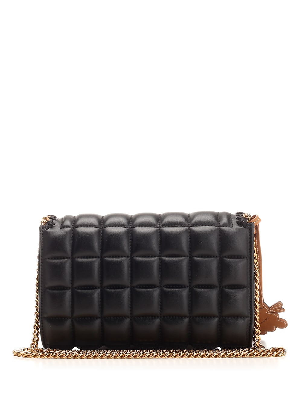 Shop Stella Mccartney Mini Falabella With Quilted Crossbody Bag In Black