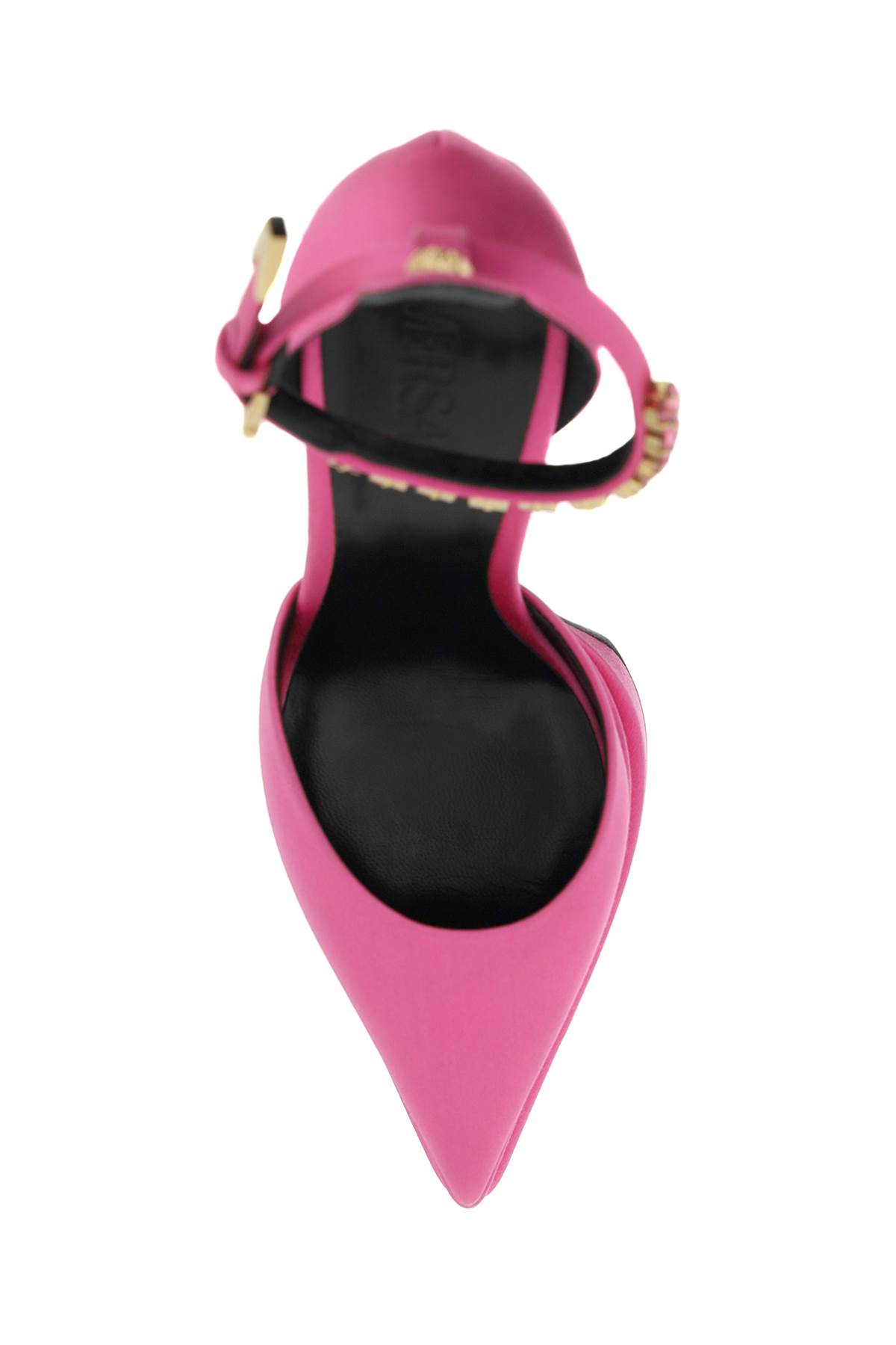 VERSACE SILK SATIN PUMPS 