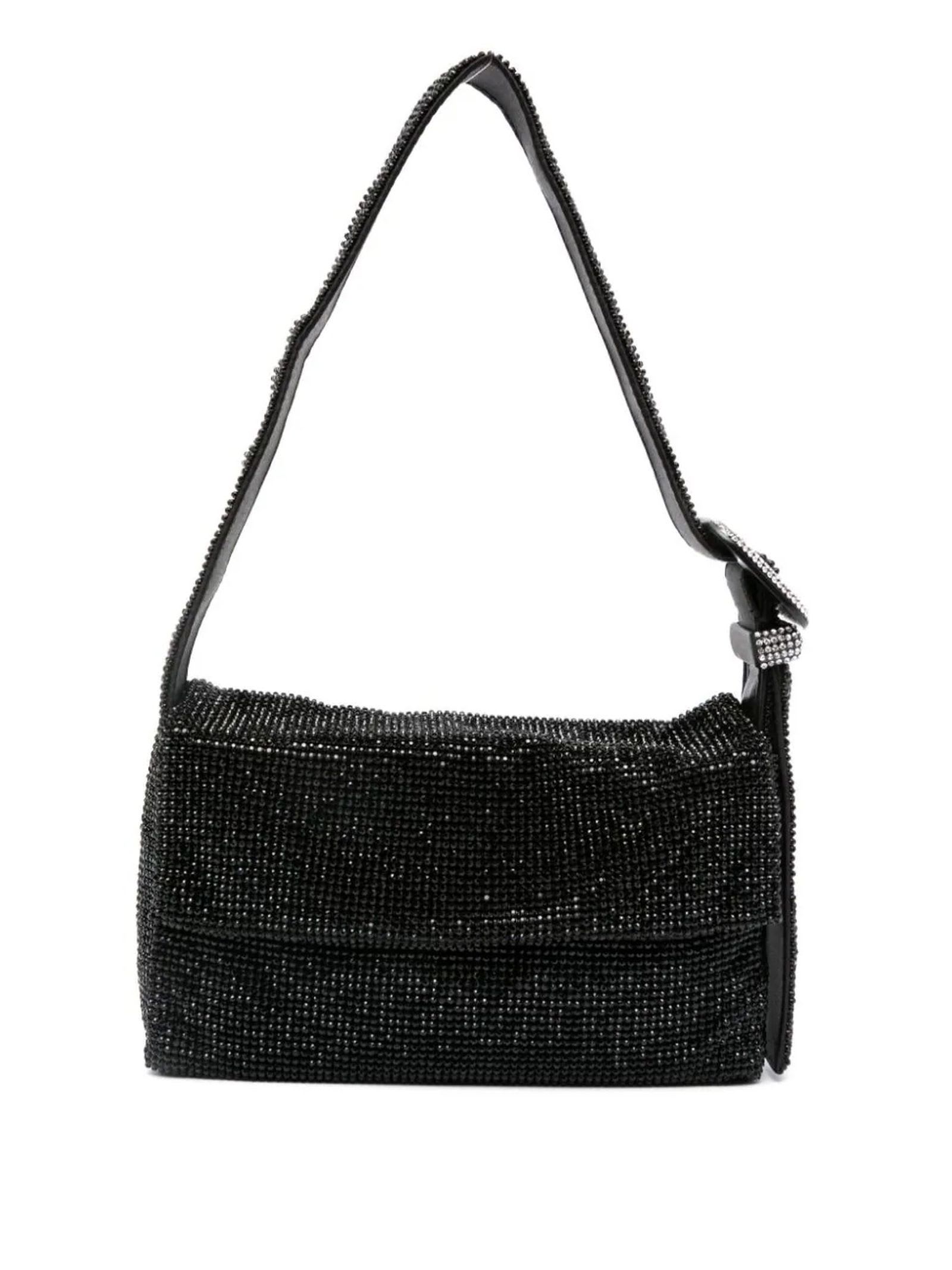 BENEDETTA BRUZZICHES BLACK VITTY LA MIGNON SHOULDER BAG 