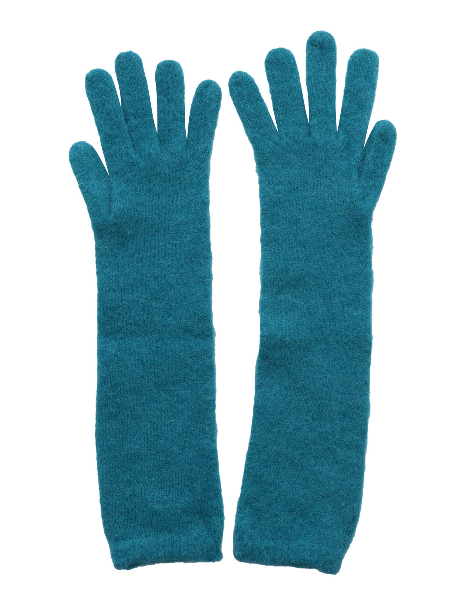 Kangra Long Gloves In Blue