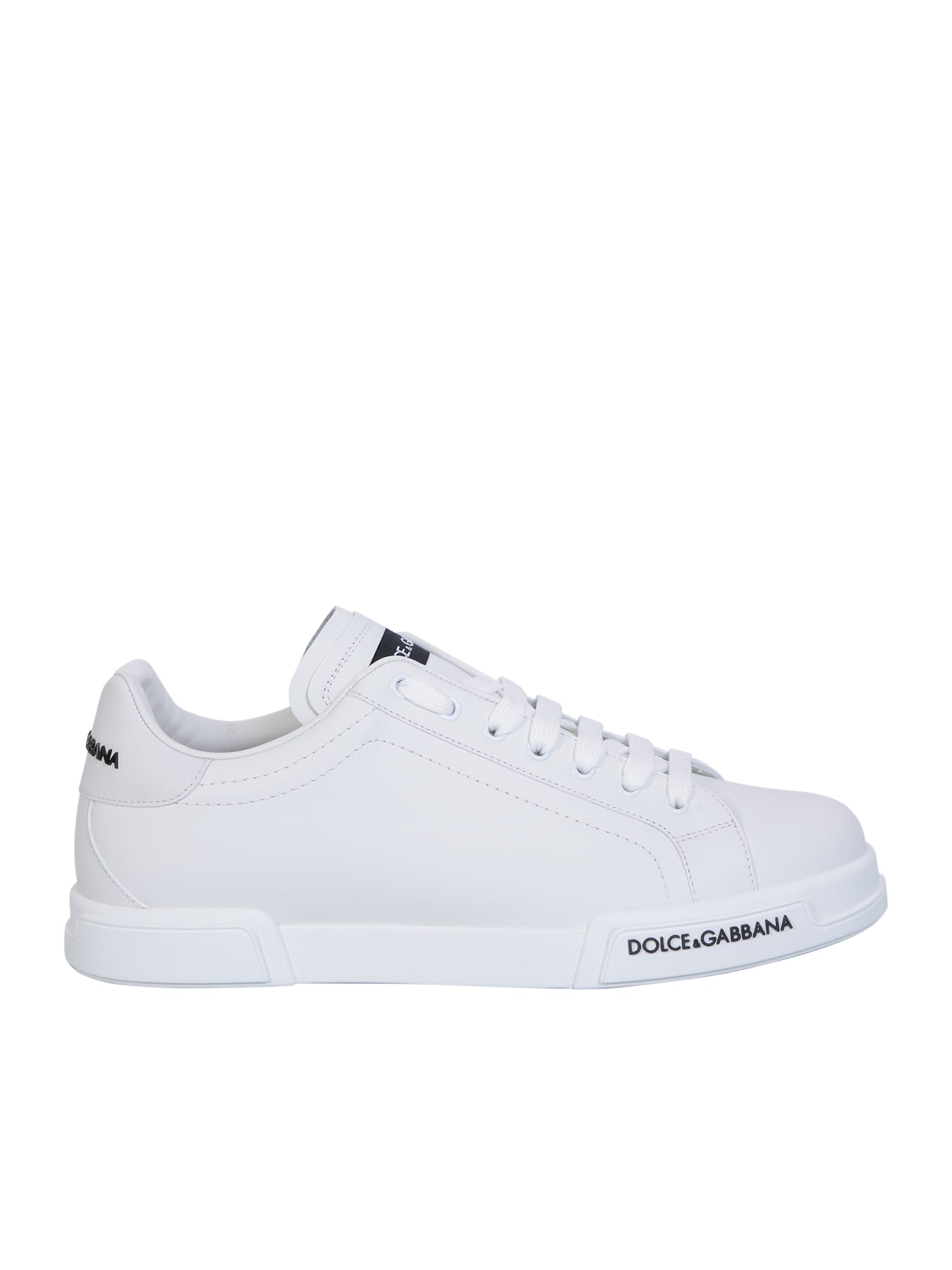 DOLCE & GABBANA PORTOFINO WHITE SNEAKERS