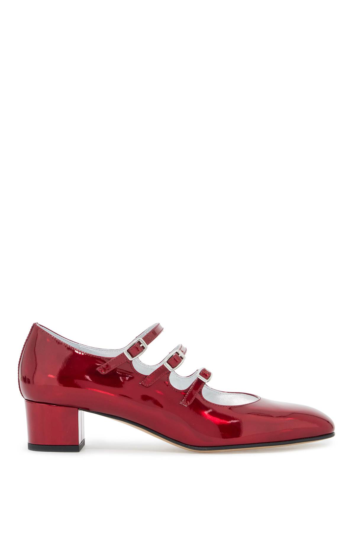 Shop Carel Metallic Mary Jane K In Red Reflex Patent (red)