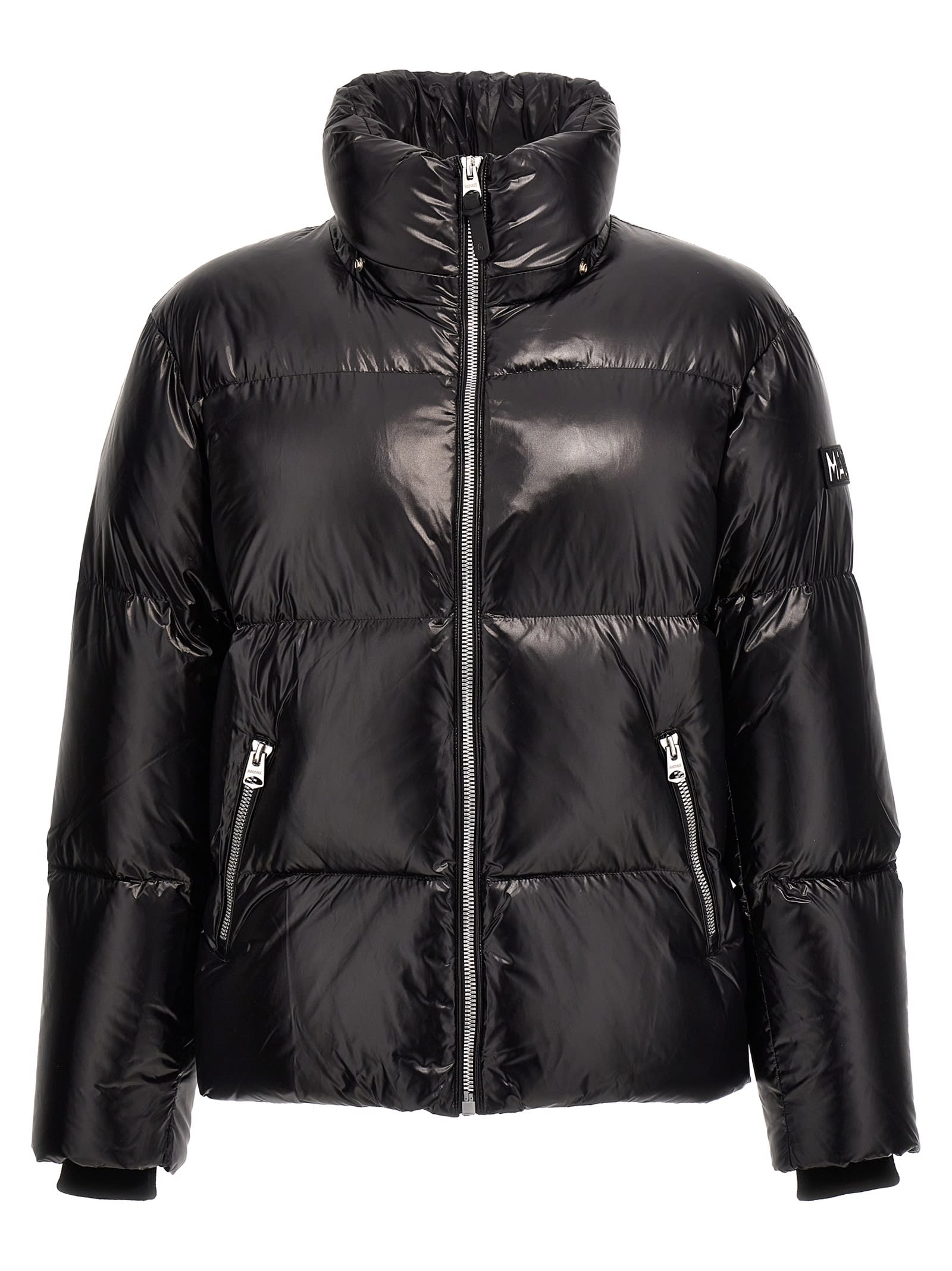 Kent Hooded Down Puffer Jacket In Black