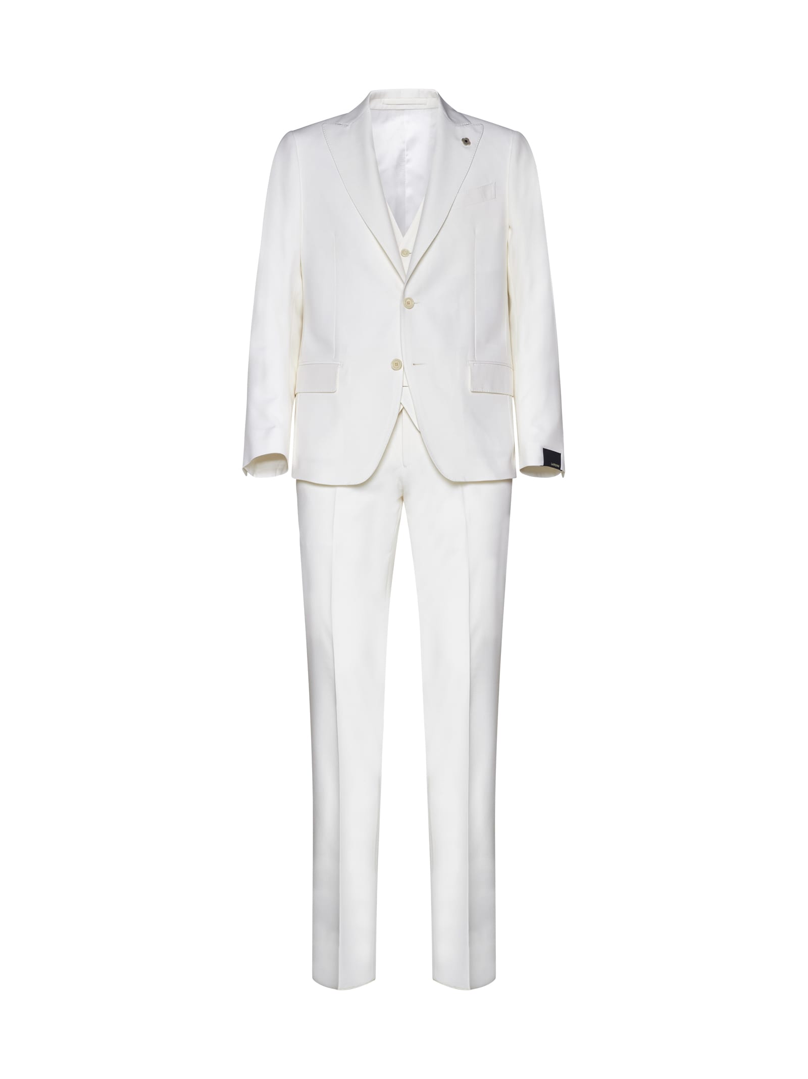 Lardini Suit In Bianco